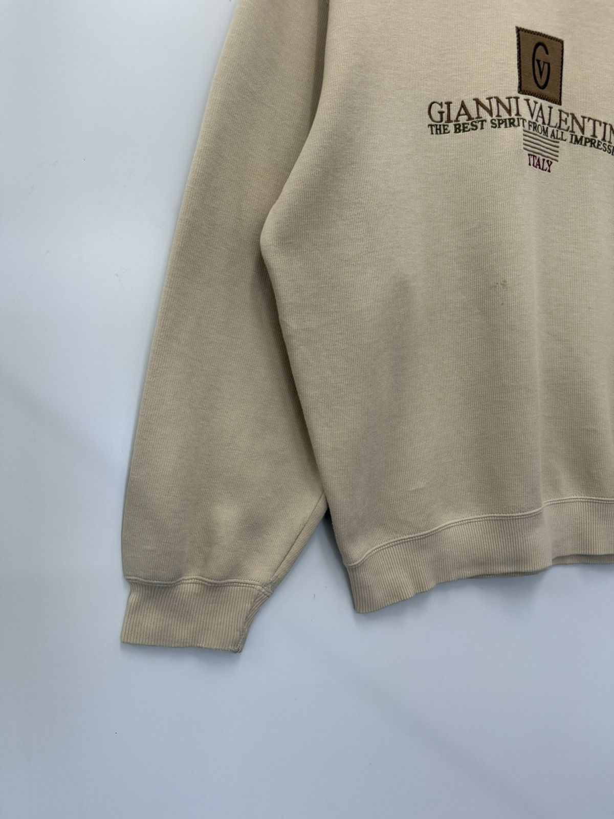 Gianni Valentino 🔥 VTG GIANNI VALENTINO EMROIDERY LOGO SWEATSHIRT - L Size US L / EU 52-54 / 3 - 3 Thumbnail