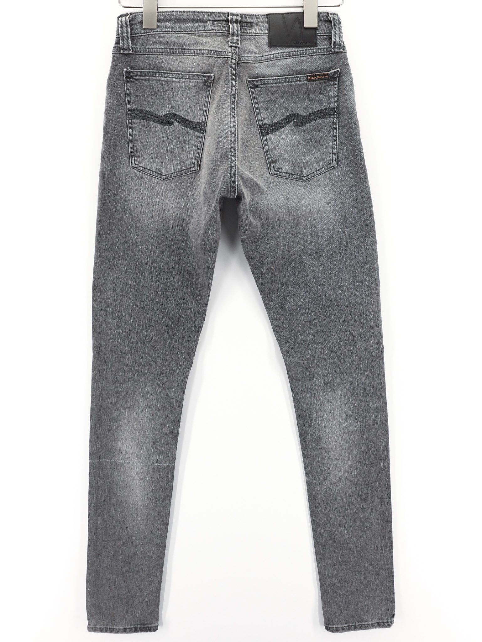 Nudie Jeans SKINNY LIN W28/L34 Grey Wolf Stretch Jeans 80461 Size US 28 / EU 44 - 2 Thumbnail