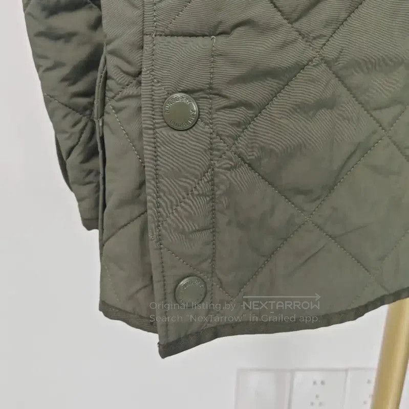 Burberry Burberry Women's Quilted Green Cotton Jacket. Size S / US 4 / IT 40 - 6 Thumbnail