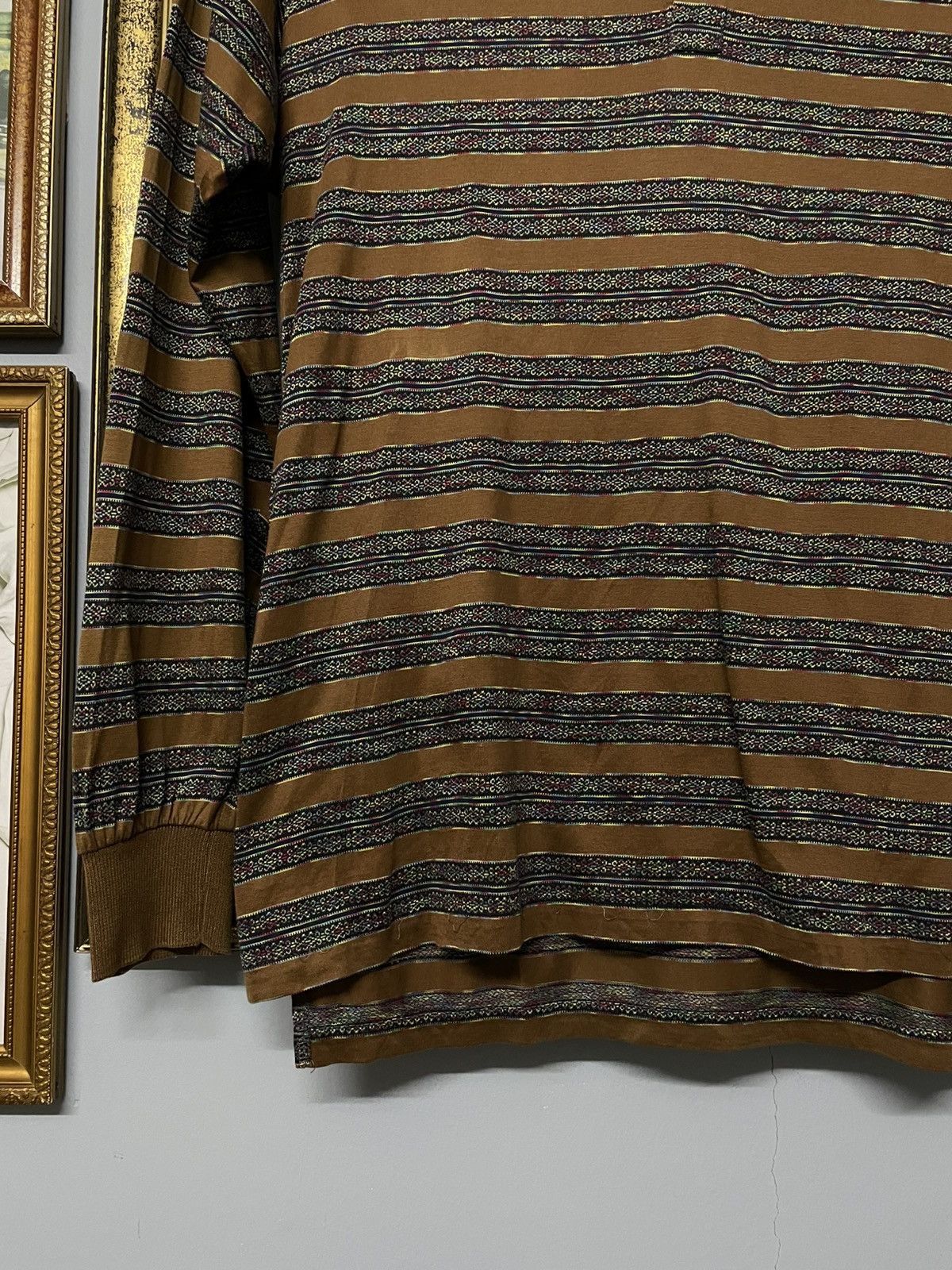Christian Dior Monsieur Vintage Designer Christian Dior Sport Horizontal Stripe Size US L / EU 52-54 / 3 - 4 Thumbnail