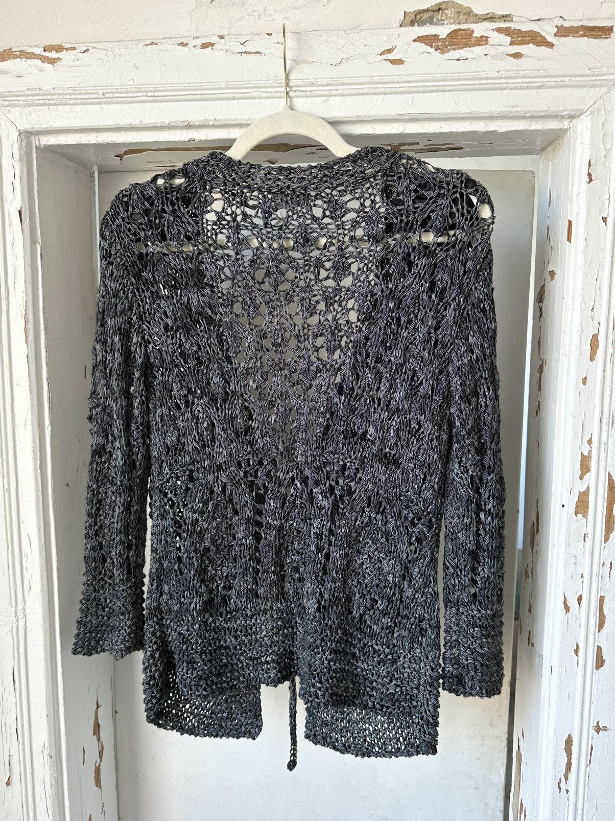 Beauty Beast × If Six Was Nine × Vintage Vintage Knit Grey Cardigan Size S / US 4 / IT 40 - 7 Thumbnail