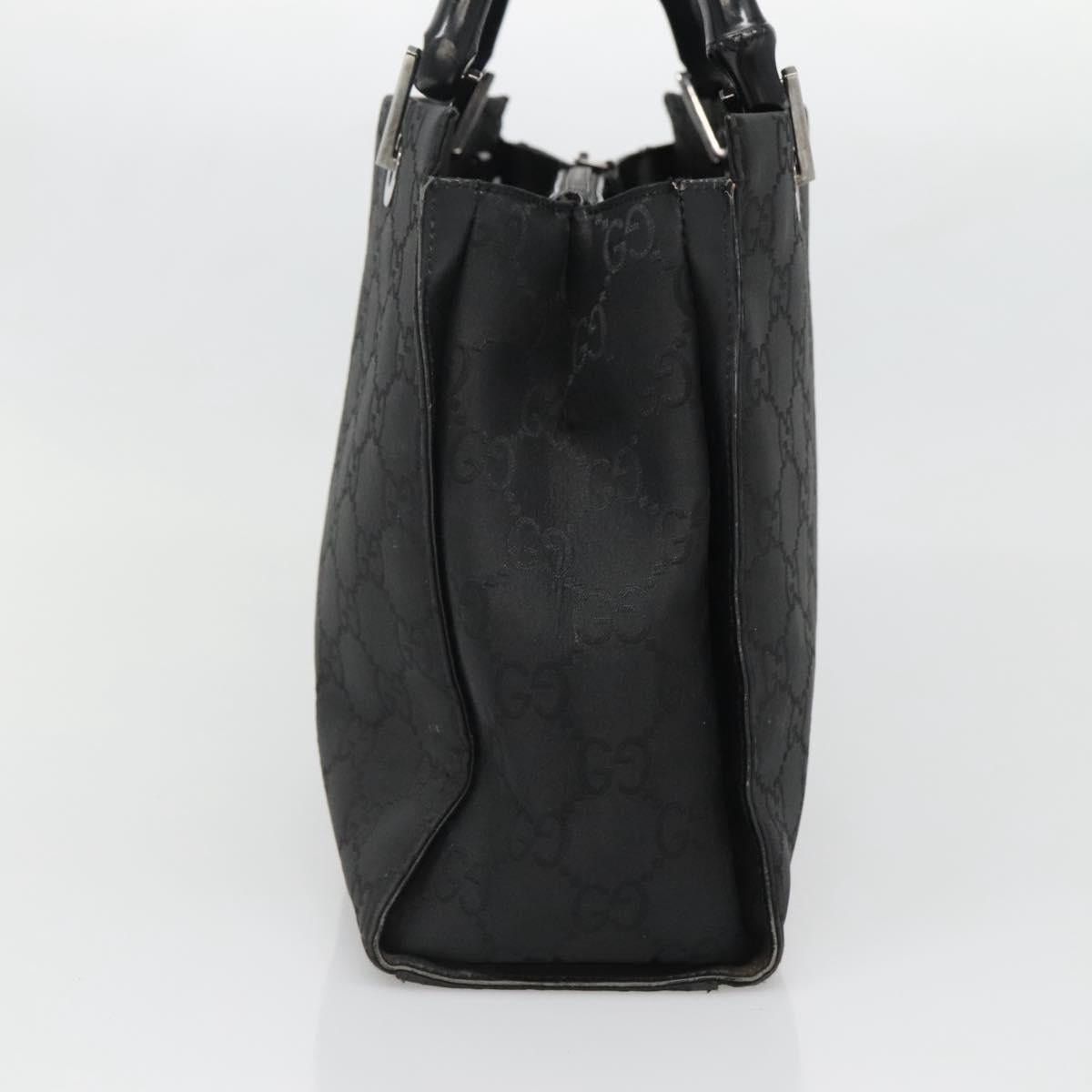 Gucci GUCCI Bamboo GG Canvas Hand Bag Nylon Black 002 002 Size ONE SIZE - 5 Thumbnail