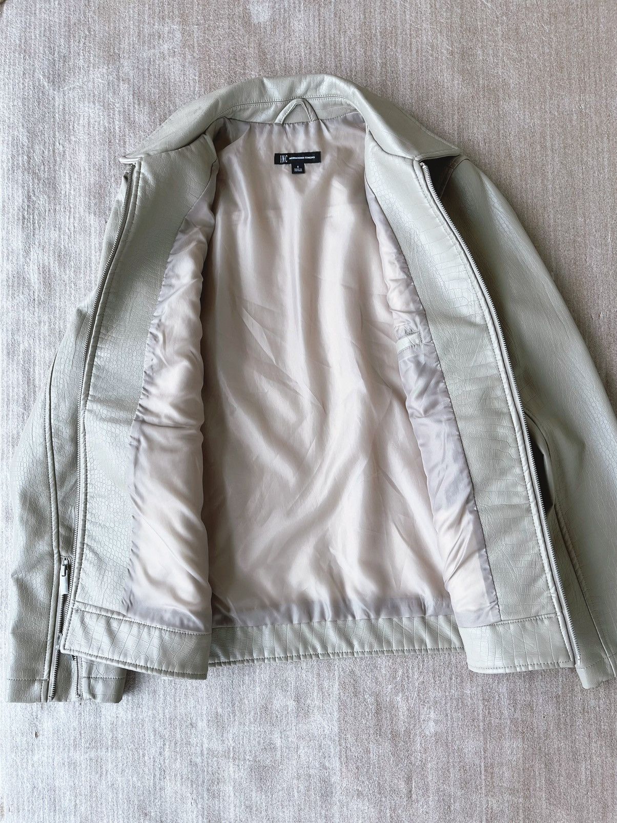 I.N.C I N C, Leather Jacket Size US M / EU 48-50 / 2 - 2 Thumbnail