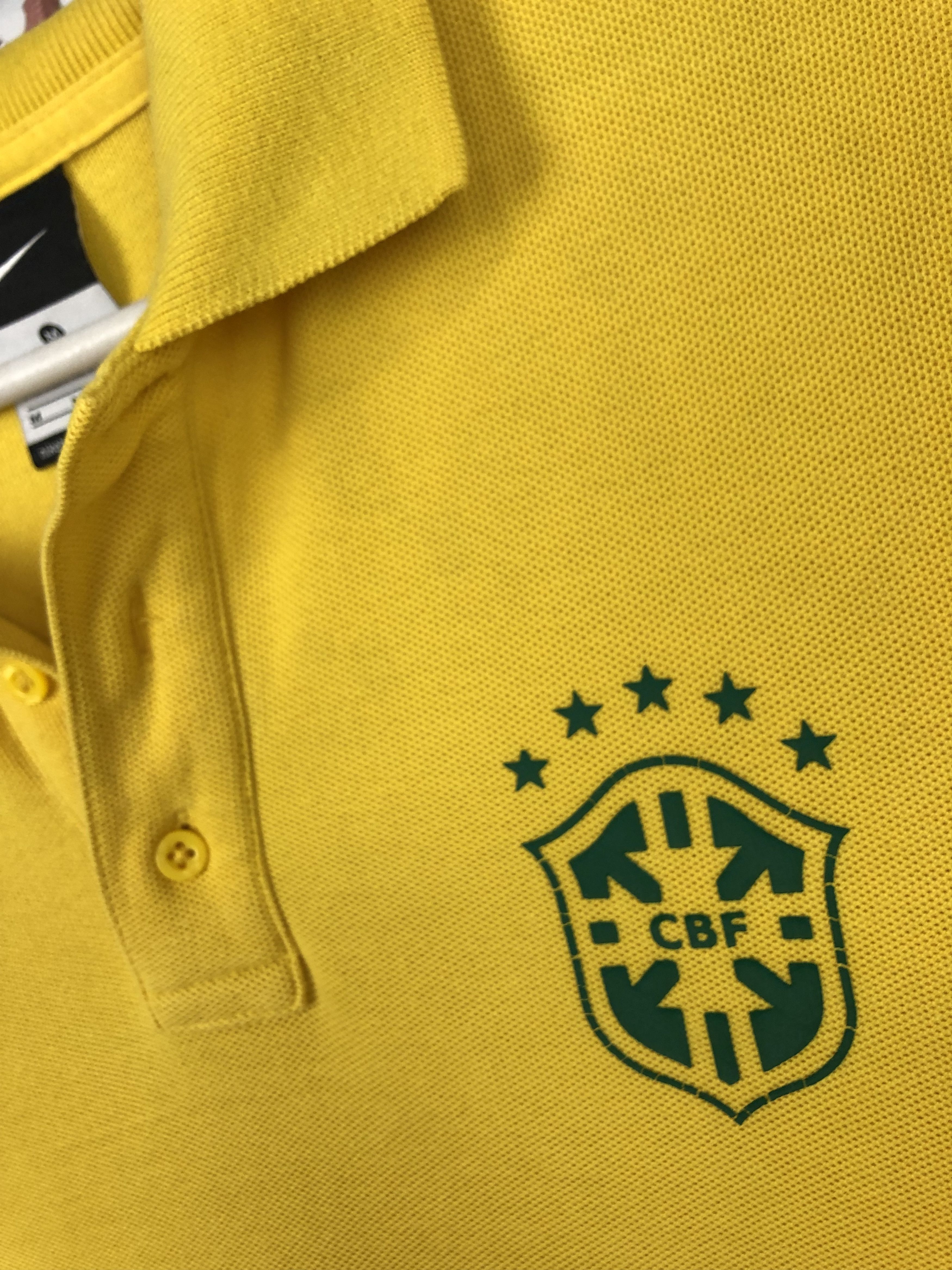 Nike Nike Brazil Football Shirt Soccer Polo Jersey National Tee Size US M / EU 48-50 / 2 - 8 Thumbnail