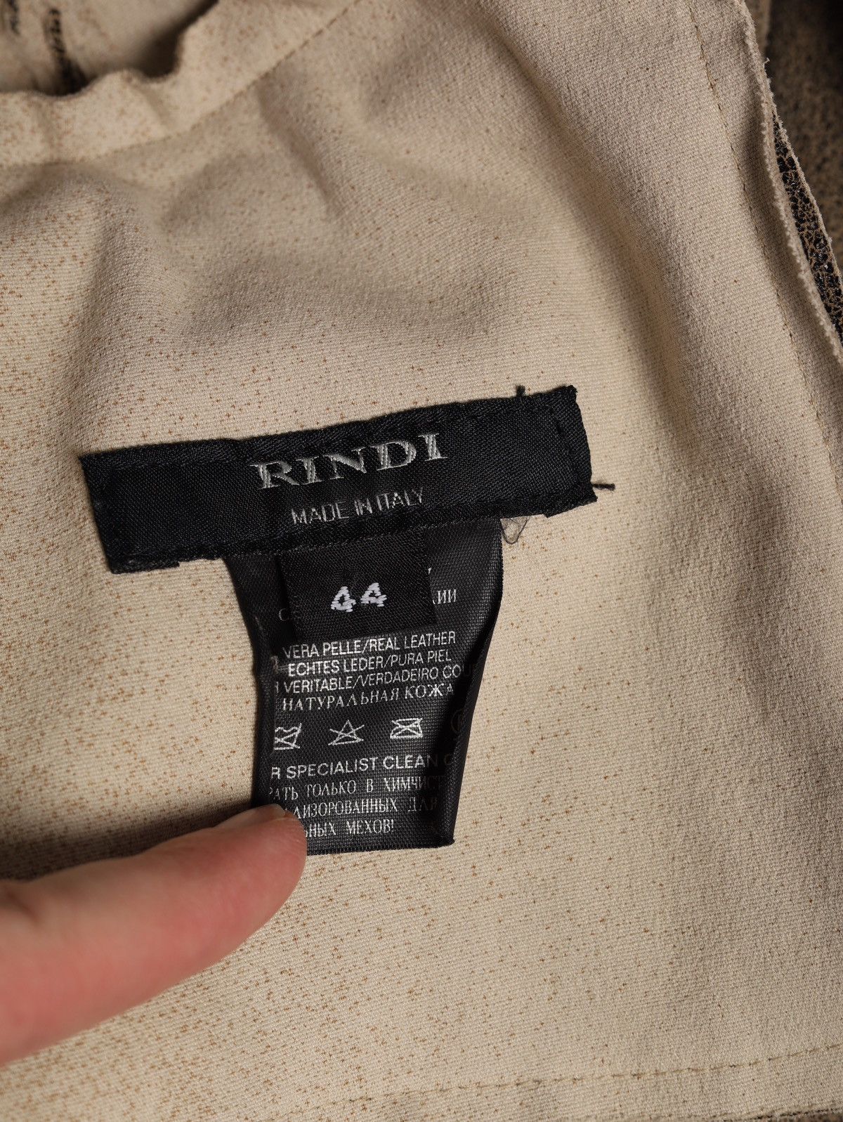 Other Rindi Leather Western Jacket Blazer Italy Fade Size M / US 6-8 / IT 42-44 - 13 Thumbnail