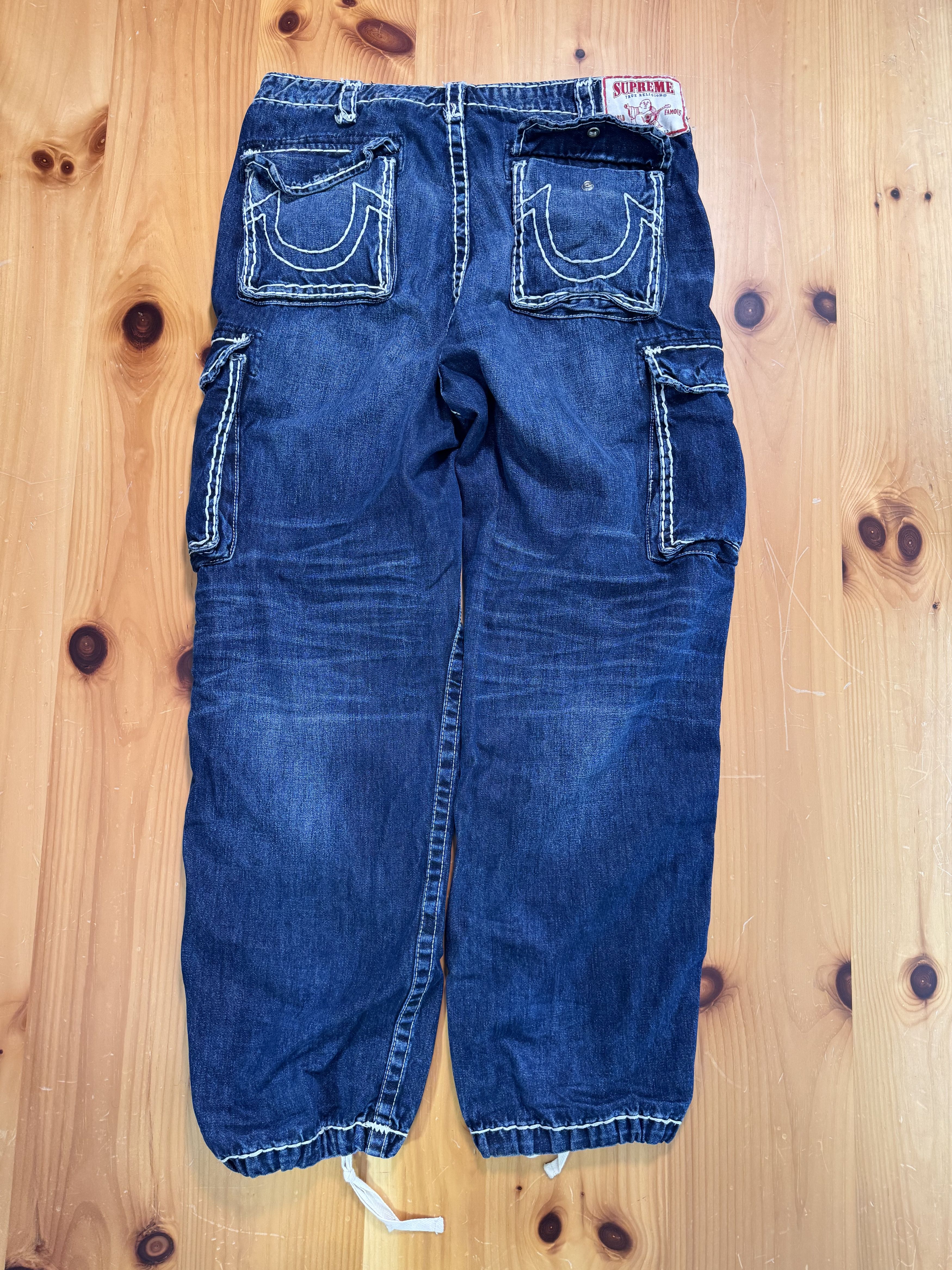 Supreme Supreme True Religion Denim Cargo Pants Jeans Size US 36 / EU 52 - 5 Thumbnail