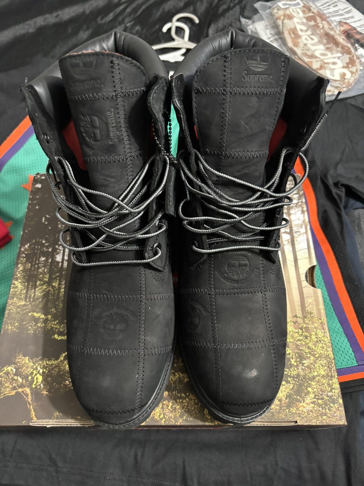 Supreme × Timberland Timberland x Supreme Patch Work Boot Size US 10.5 / EU 43-44 - 1 Thumbnail