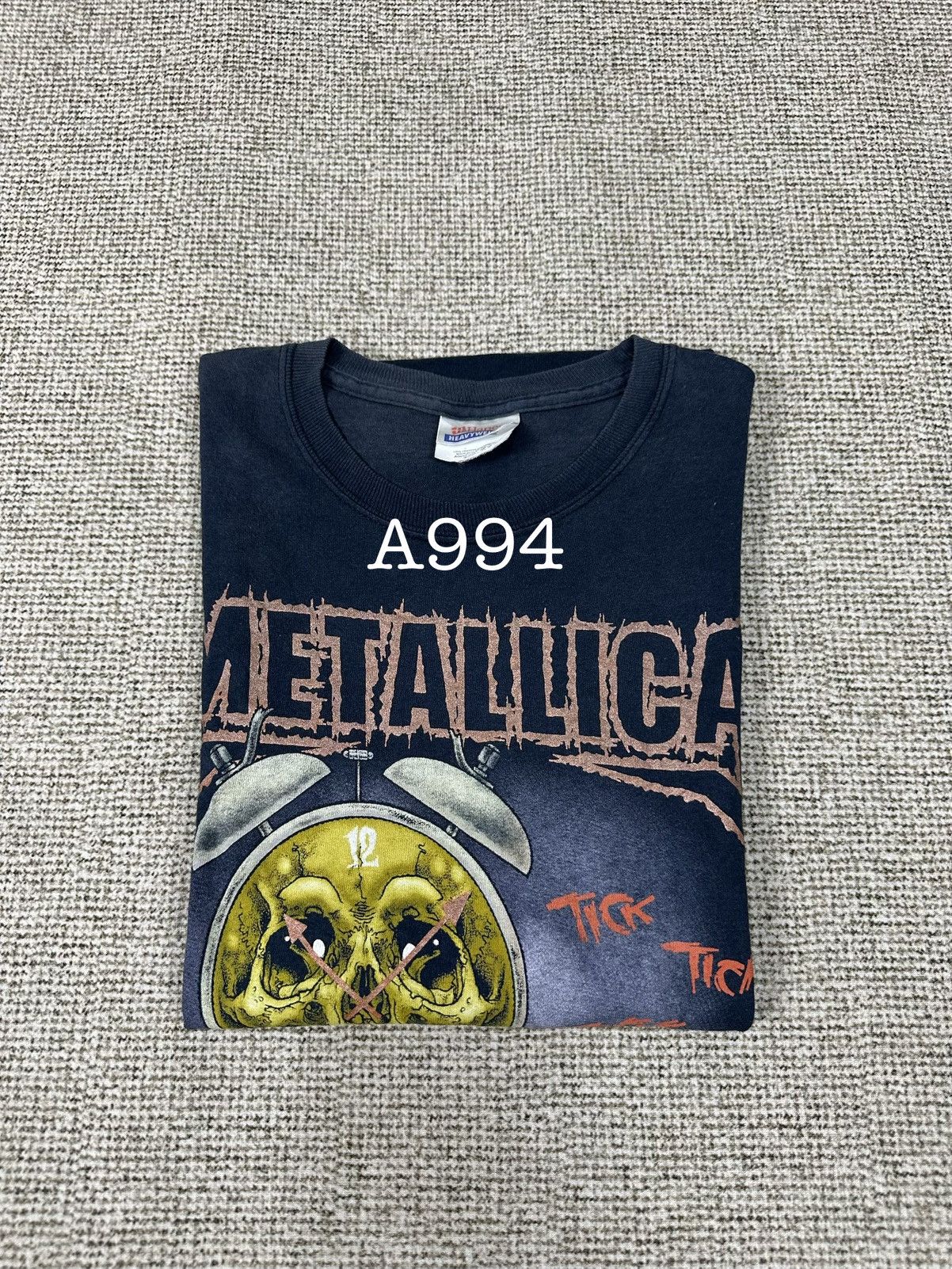 Band Tees Vintage Metallica Death is Pain Pushead Tshirt A994 Size US XS / EU 42 / 0 - 10 Thumbnail