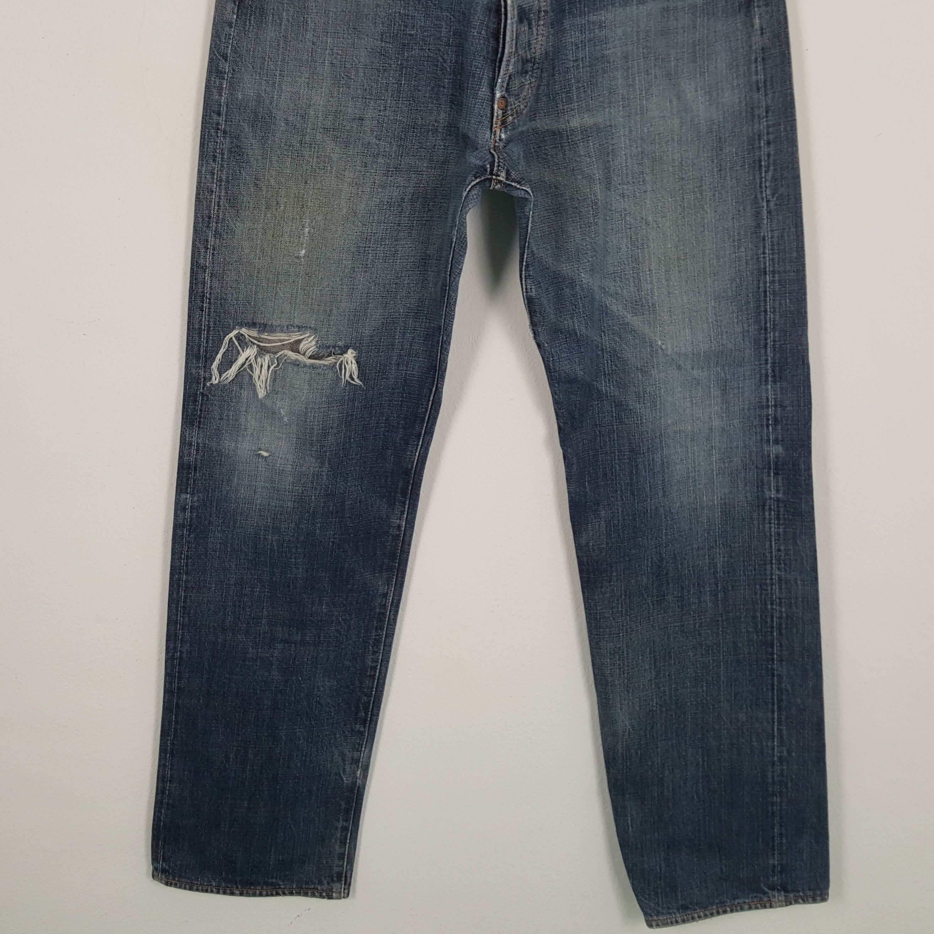 Evisu × Japanese Brand × Vintage Vintage EVISU Japanese Brand Daicock Custom Distressed Jean Size US 32 / EU 48 - 6 Thumbnail