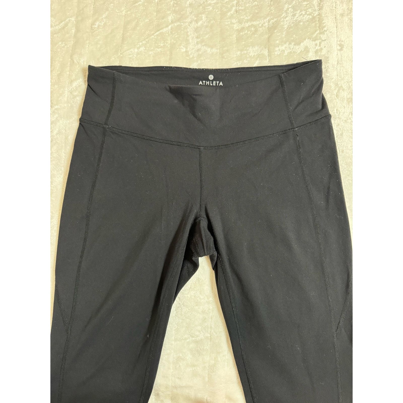 Athleta Athleta Women's Black Leggings Activewear Size M - USED Size 30" / US 8 / IT 44 - 3 Thumbnail
