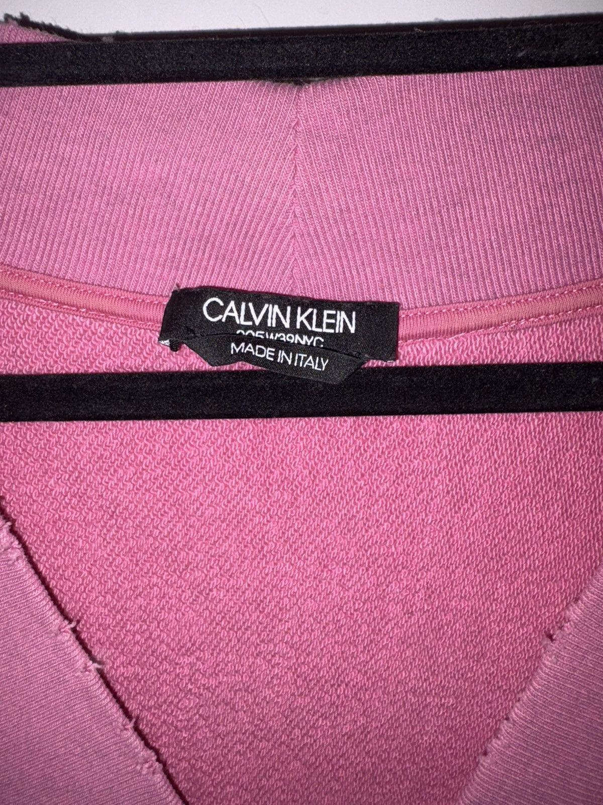 Calvin Klein 205W39NYC Calvin Klein 205W39NYC by Raf Simons Pink V neck Sweater Size US L / EU 52-54 / 3 - 5 Thumbnail