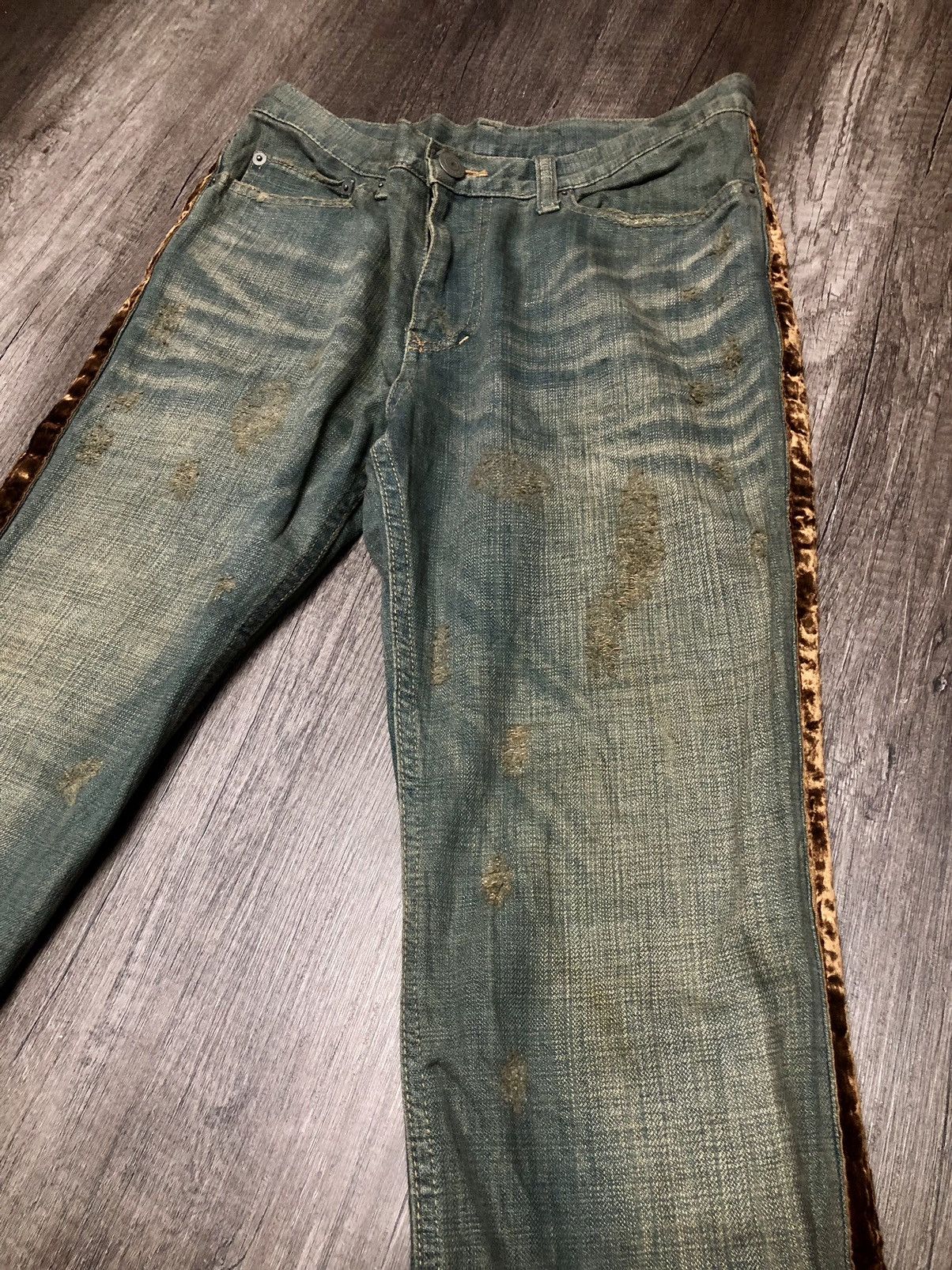 If Six Was Nine × Japanese Brand × Vintage Japanese Brand Traverse Distressed denim Jeans Size 30" / US 8 / IT 44 - 2 Thumbnail