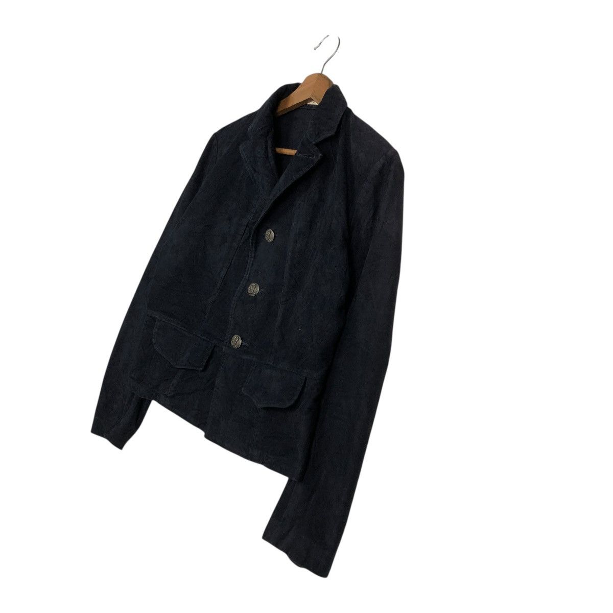 45rpm 🔥VINTAGE CROPPED BIKER CHORE JACKET 45RPM Size US M / EU 48-50 / 2 - 4 Thumbnail