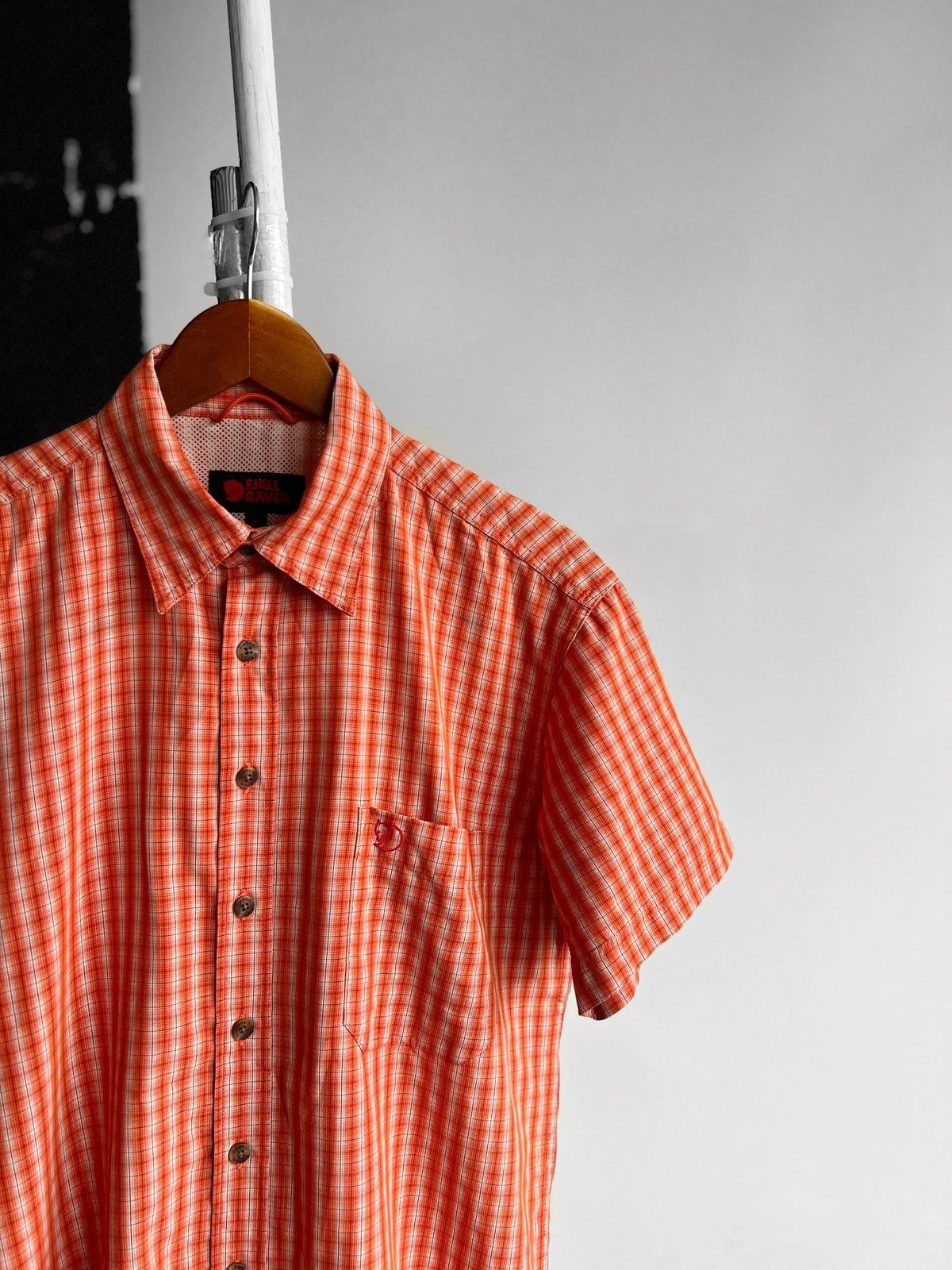 Fjallraven × Vintage Fjallraven Mens Vintage 90s Short Sleeve Button Shirt Plaid Size US M / EU 48-50 / 2 - 2 Thumbnail