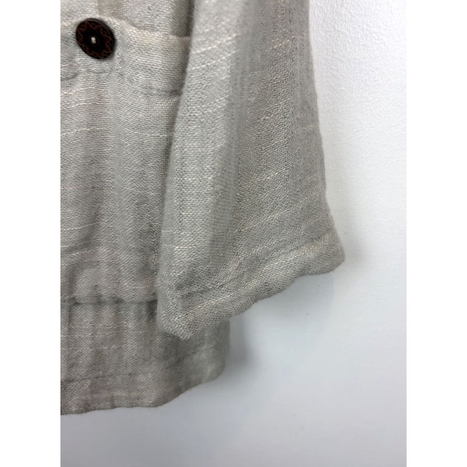Soft Surroundings Soft Surroundings Top Womens M Beige Cowl Neck Tunic Cozy Cottage Coastal Size M / US 6-8 / IT 42-44 - 4 Thumbnail