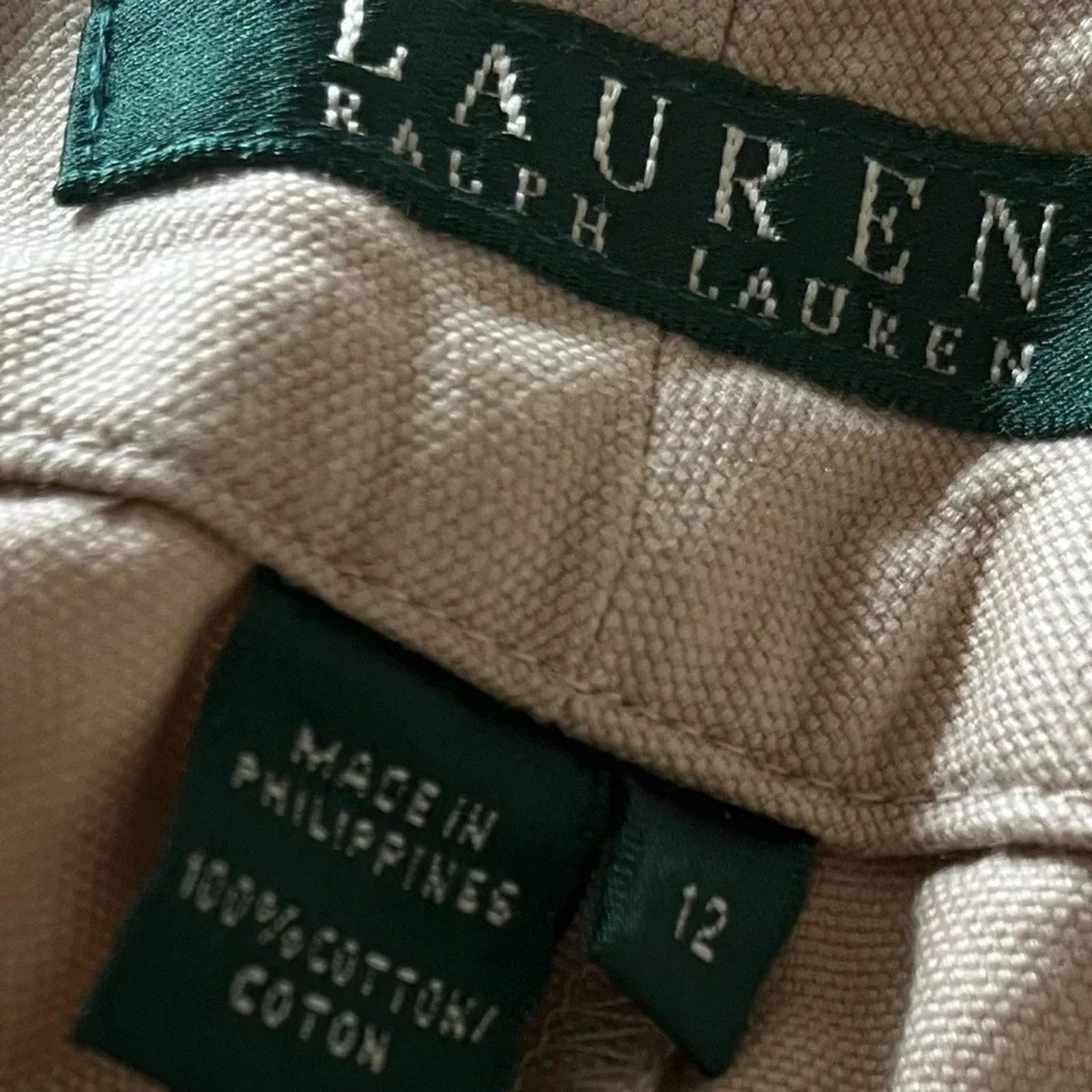 Lauren Ralph Lauren LRL vintage green label BSR shorts in Oxford tan, size 12 Size 34" / US 12 / IT 48 - 6 Thumbnail