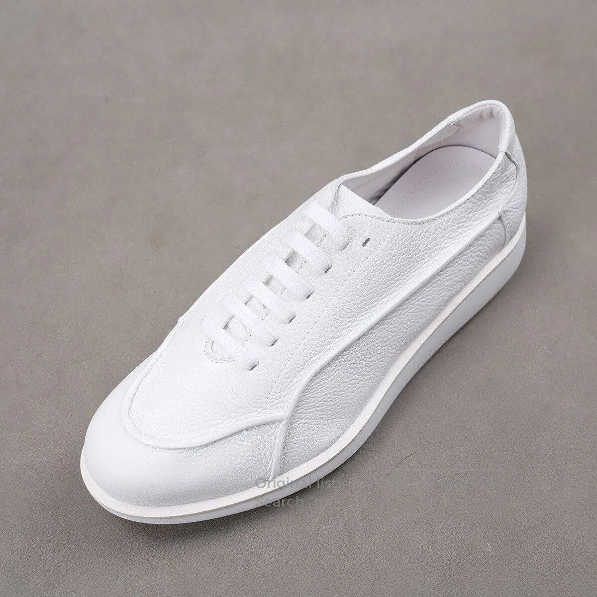 Giorgio Armani Giorgio Armani White Suede Sneakers Sale. Size US 11 / EU 44 - 4 Thumbnail