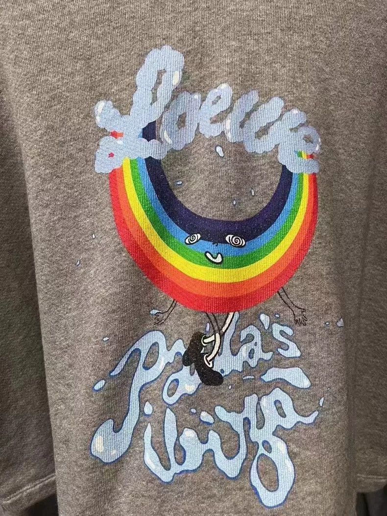 Loewe LOEWE Rainbow printed embroidered logo hoodie Size M / US 6-8 / IT 42-44 - 2 Thumbnail
