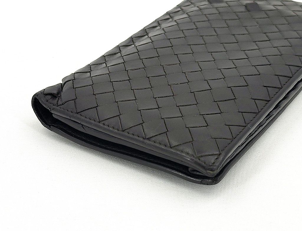 Bottega Veneta BOTTEGA VENETA vintage intrecciato woven long wallet A100 Size ONE SIZE - 6 Thumbnail