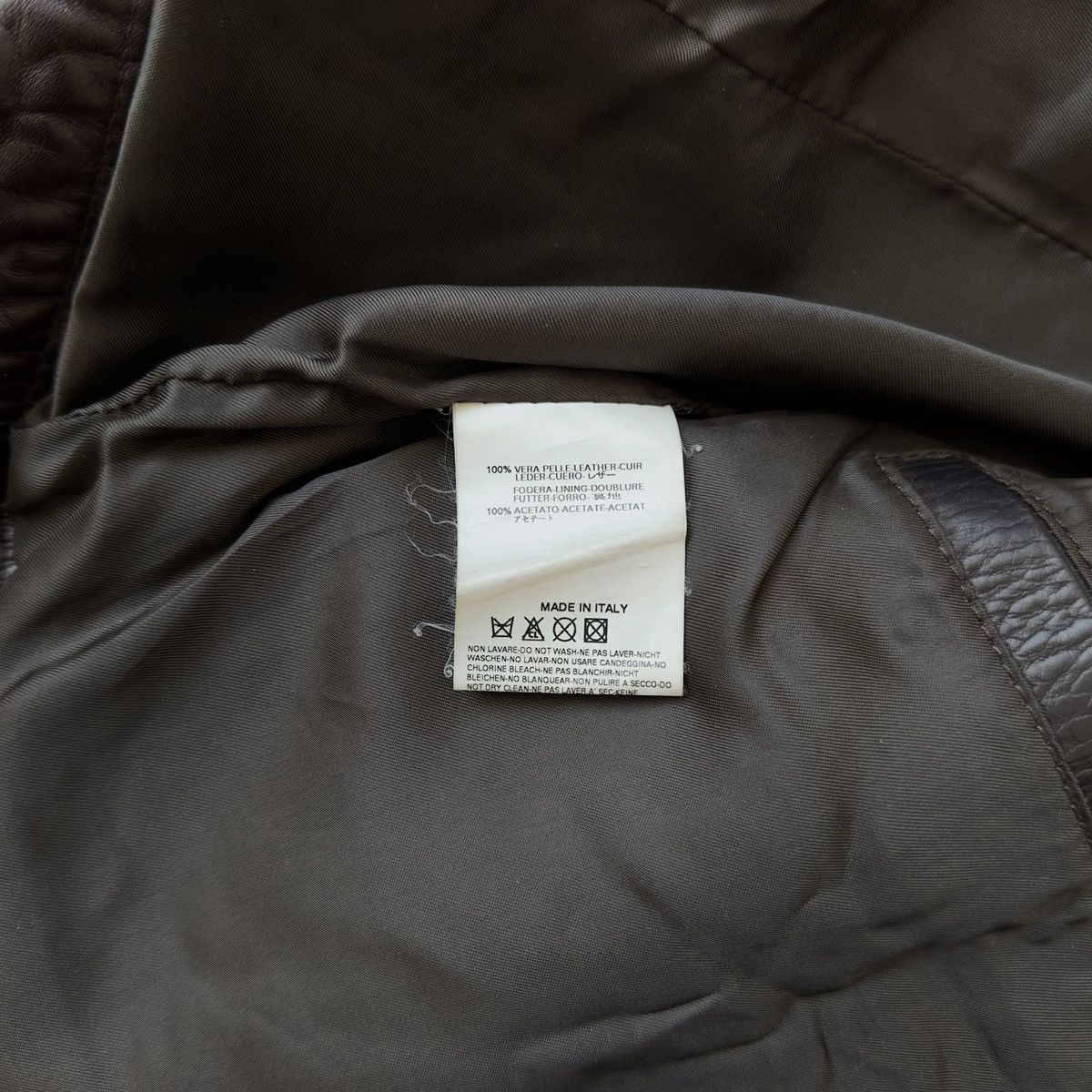 Dsquared2 F/W 2002 Dsquared2 Biker Leather Jacket Size 48 Homeless Size US M / EU 48-50 / 2 - 11 Thumbnail