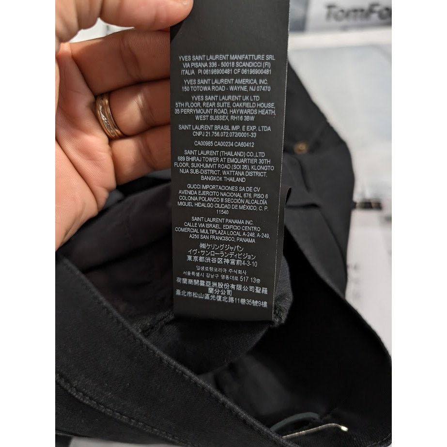Saint Laurent Paris o1rshd1 Skinny 5 Pocket Med in Used Black Size US 30 / EU 46 - 17 Thumbnail