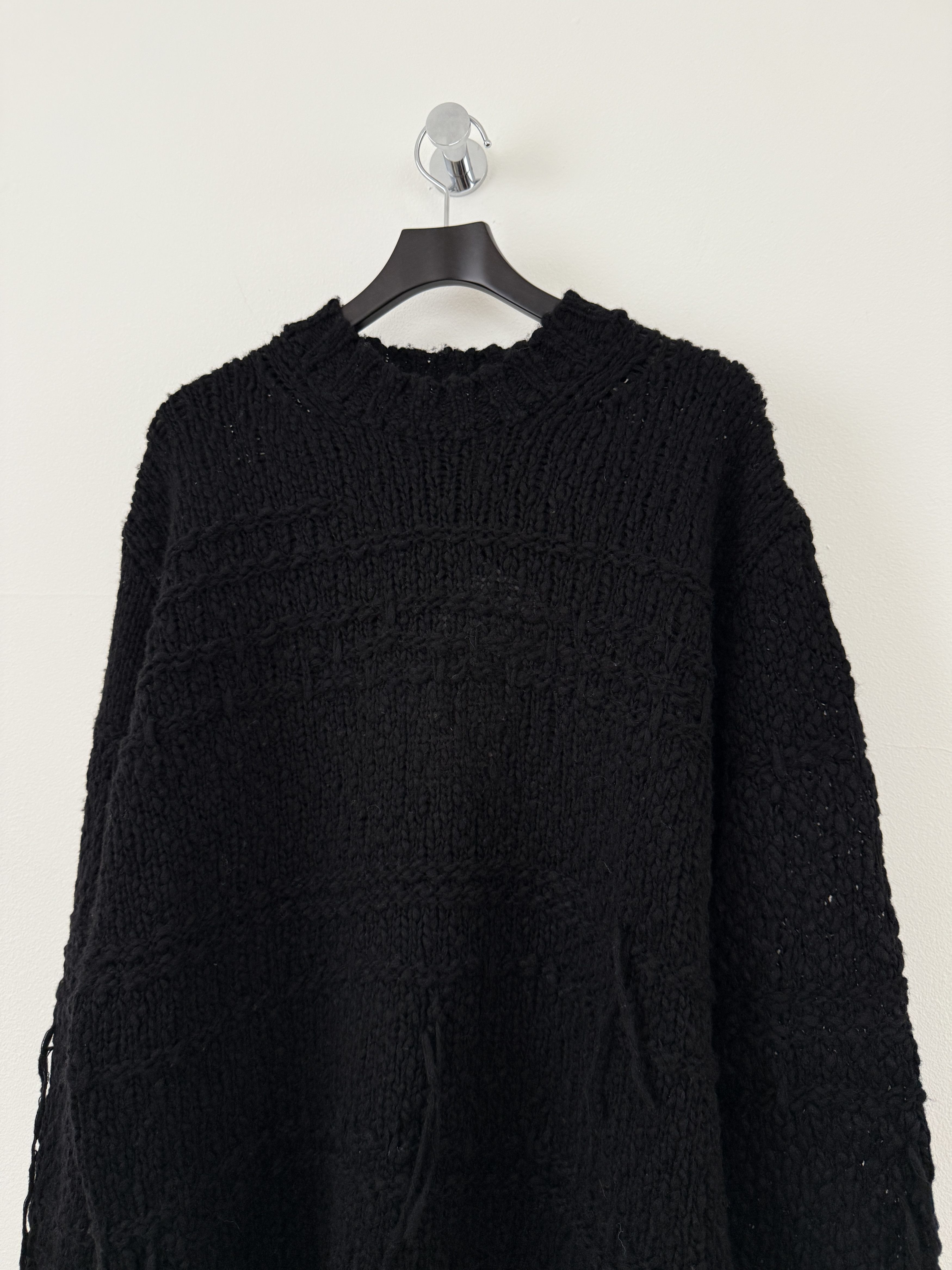 Other Atomofactory Black Distressed Sweater Size US XL / EU 56 / 4 - 5 Thumbnail