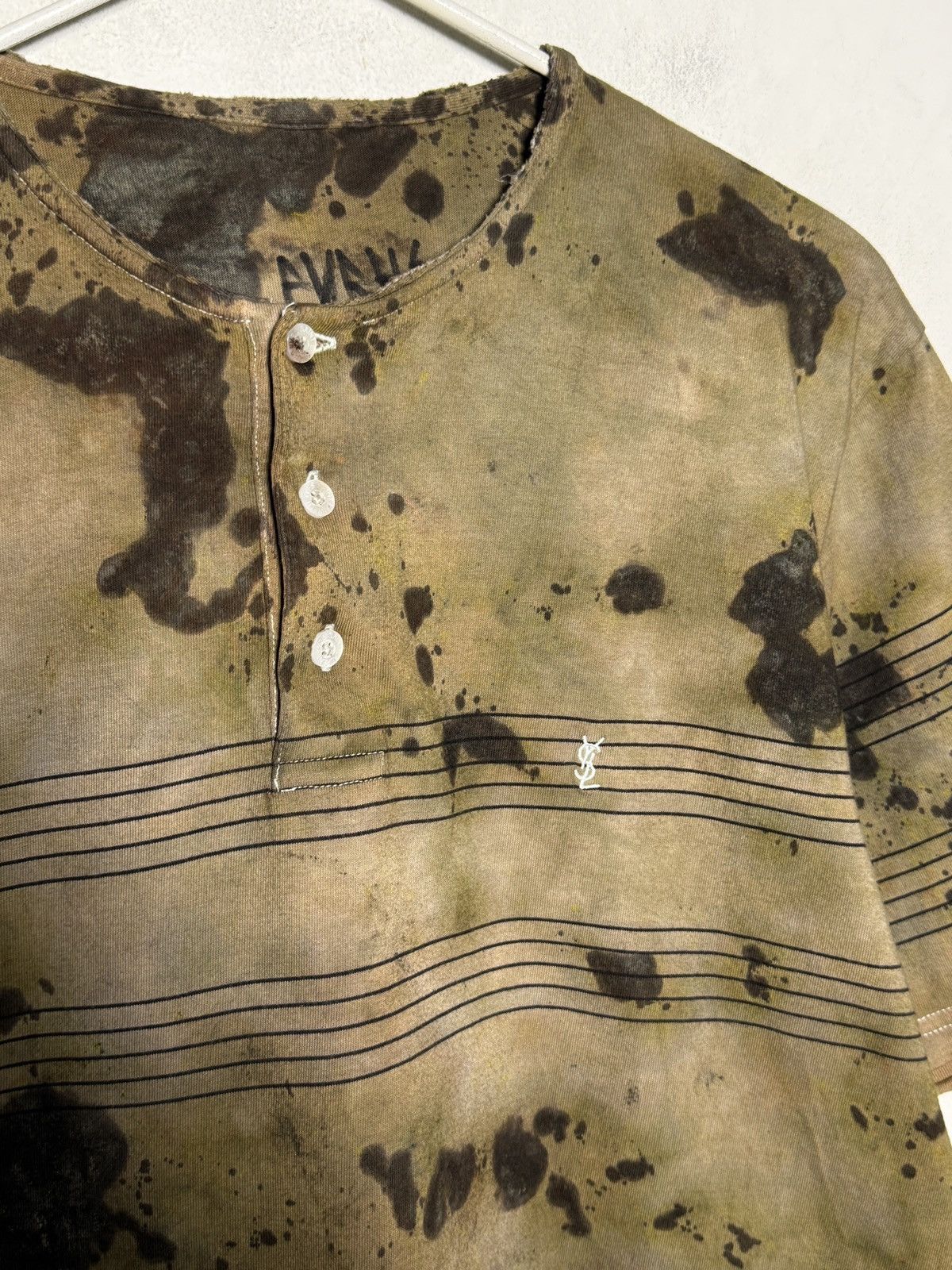 Yves Saint Laurent Vintage Yves Saint Laurent punk grunge painters t shirt Size US L / EU 52-54 / 3 - 3 Thumbnail