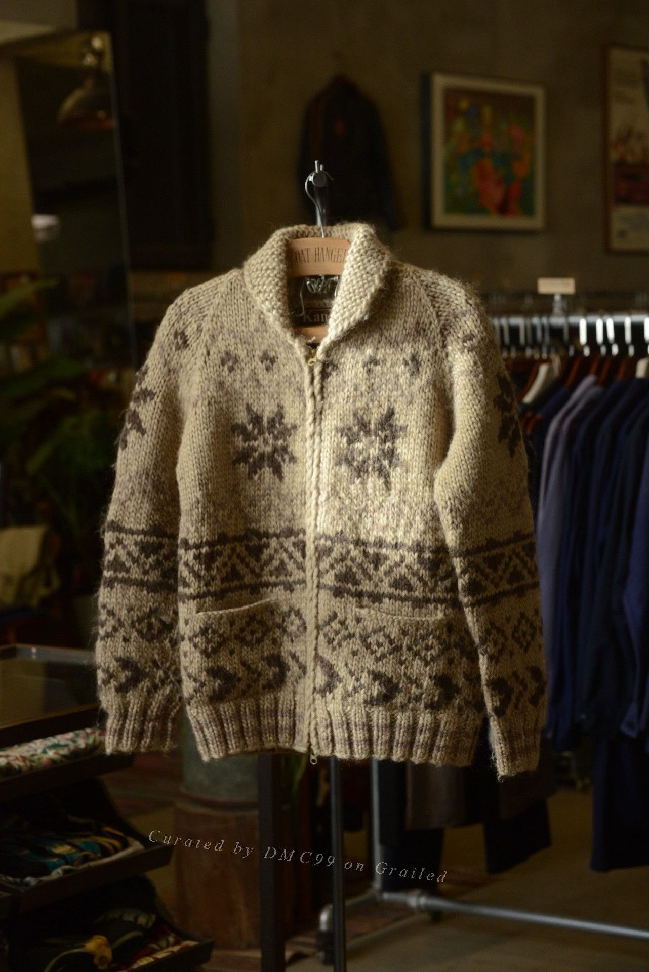 Kanata Hand Knits Kanata Cowichan 100% Wool Sweater Size US S / EU 44-46 / 1 - 1 Thumbnail