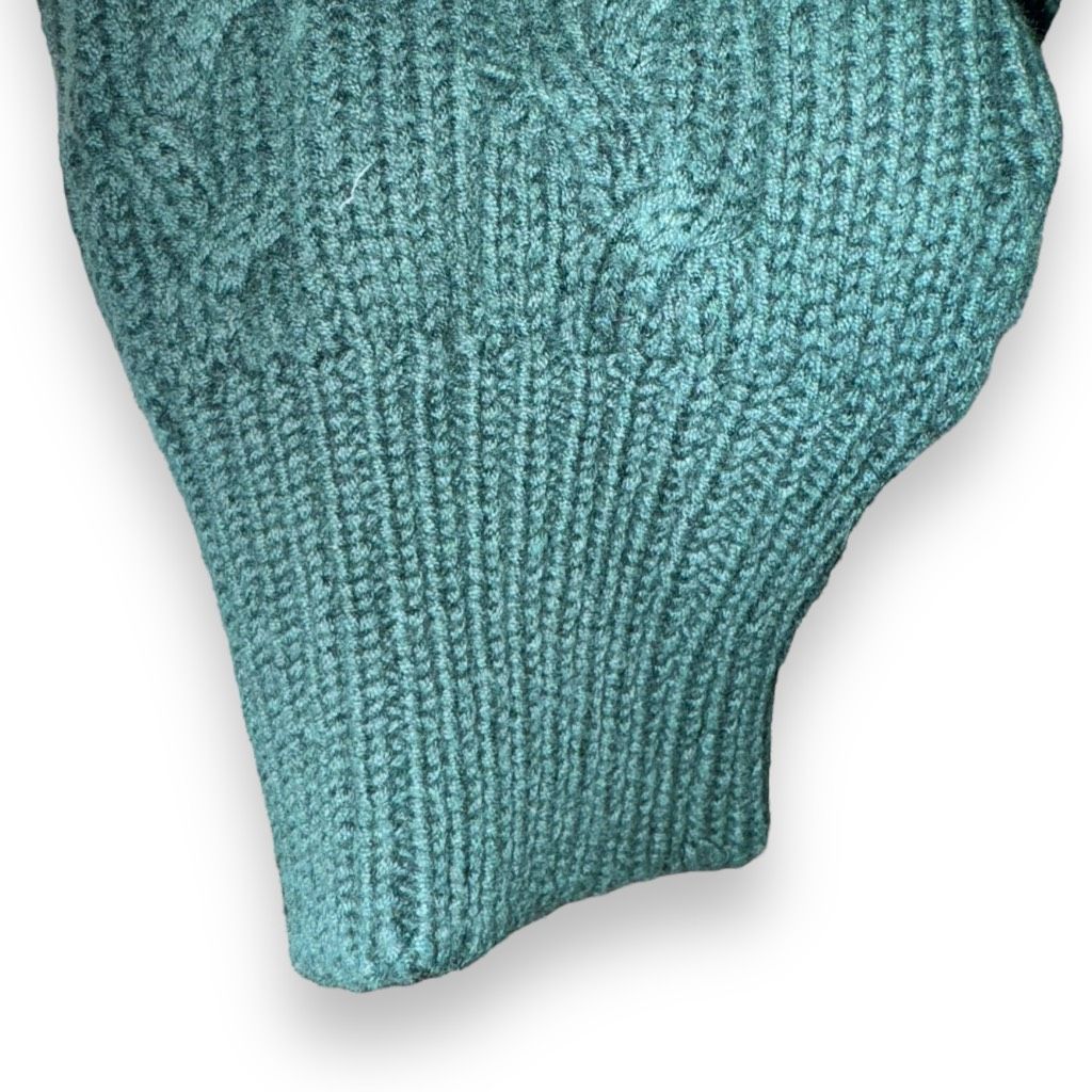 Nautica 90s Nautica Forest Green Cableknit Fisherman’s Sweater XL Size US XL / EU 56 / 4 - 4 Thumbnail