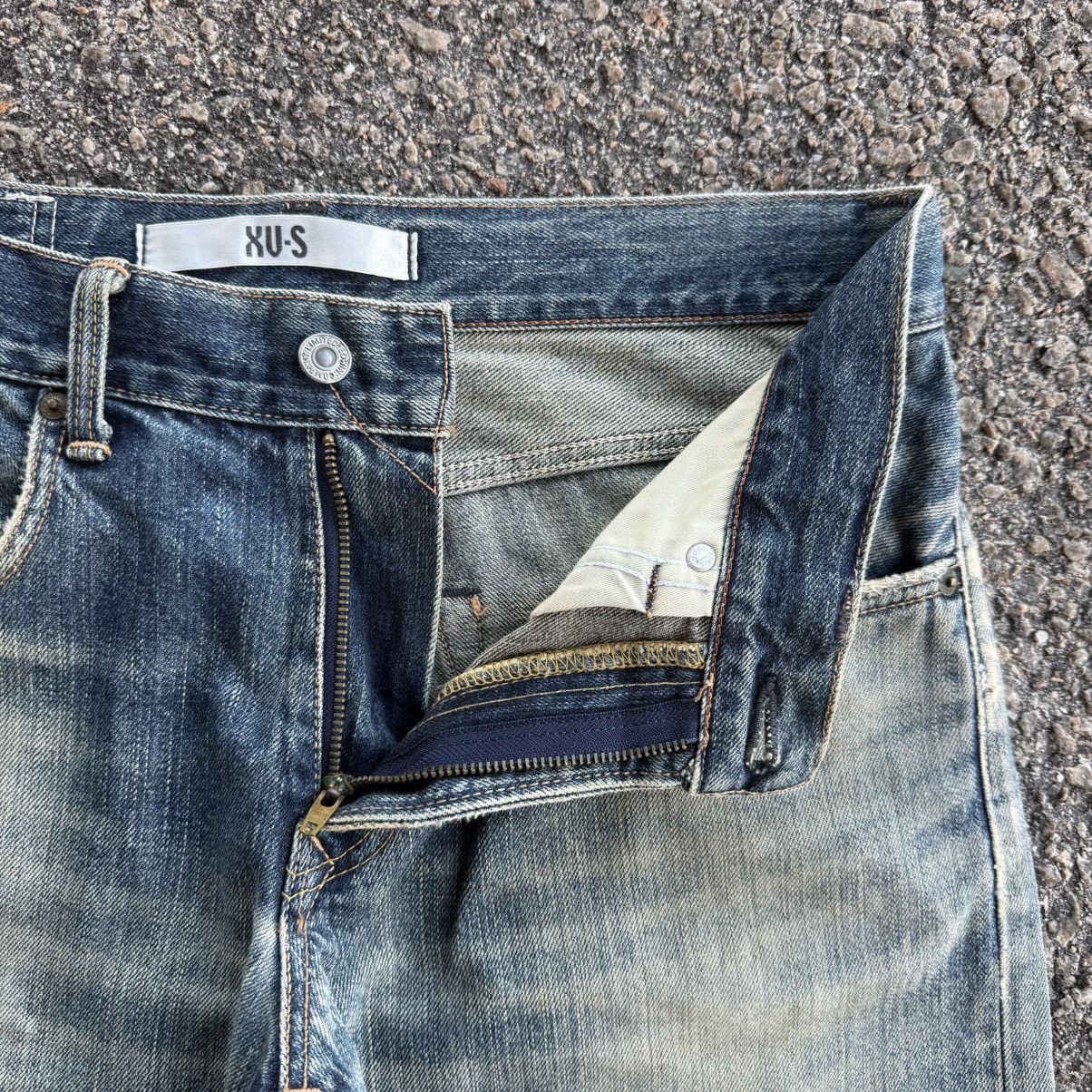 Edwin VINTAGE EDWIN MUD WASHER FADED RIPPEP JEAN DENIM PANTS Size US 33 - 8 Thumbnail
