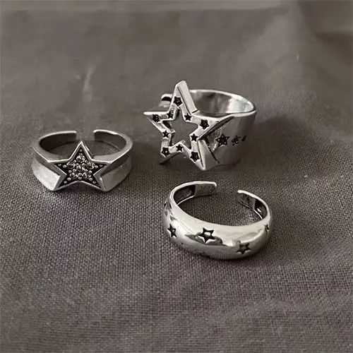 Jewelry × Vintage Combo 3pcs Ring Size ONE SIZE - 1 Thumbnail