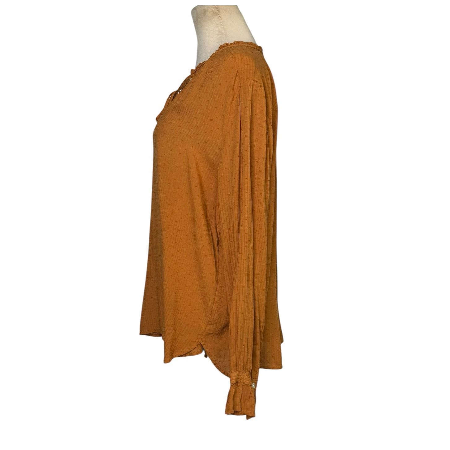 Loft Loft burnt orange long sleeves tunic blouse size large Size L / US 10 / IT 46 - 6 Thumbnail
