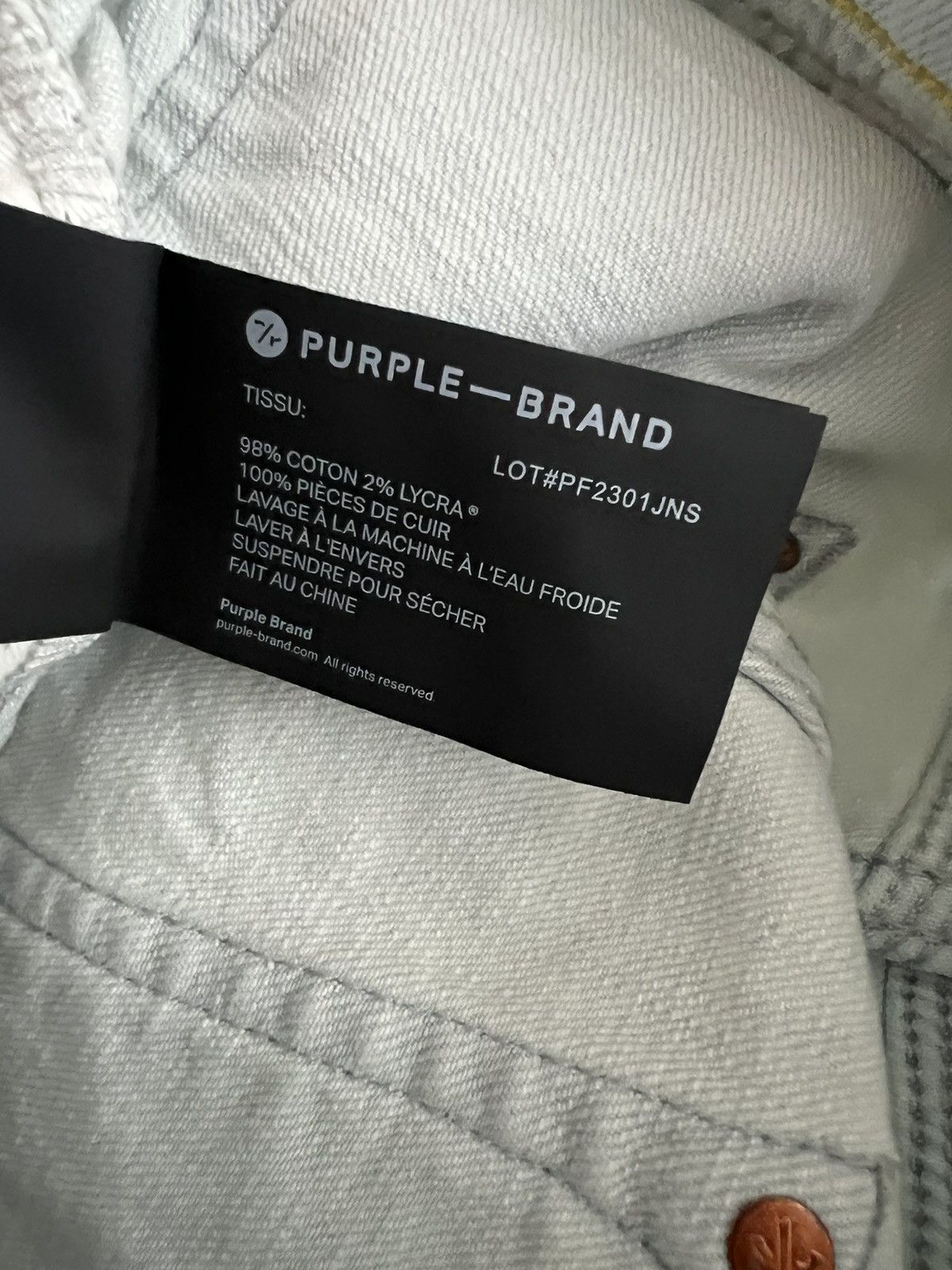 Purple Brand Purple Brand Jeans Men Slim Straight Blue P005 Size 29/30 Size US 29 - 10 Thumbnail