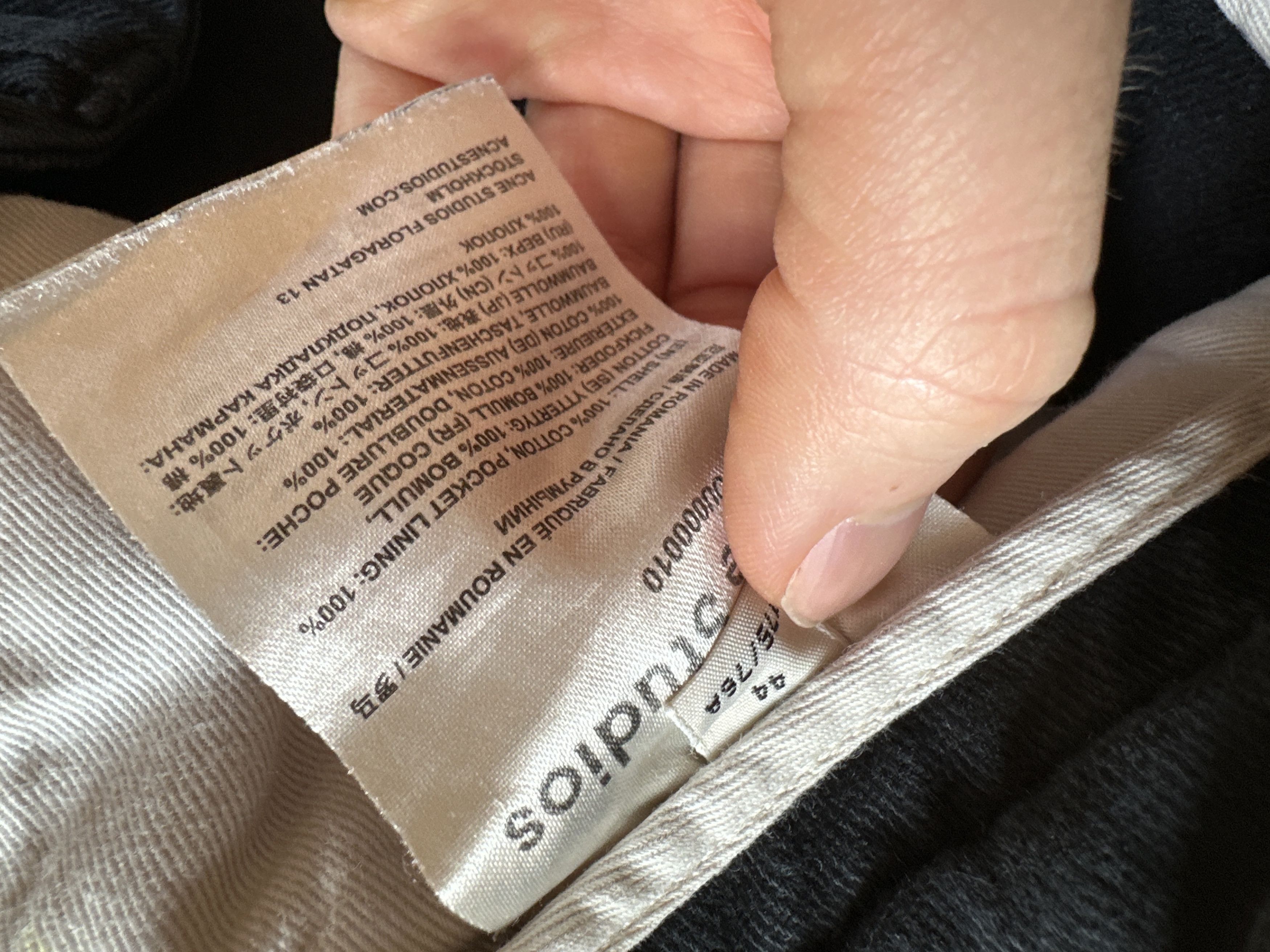 Acne Studios Acne Studios Straight Leg Work Pants Size US 28 / EU 44 - 6 Thumbnail