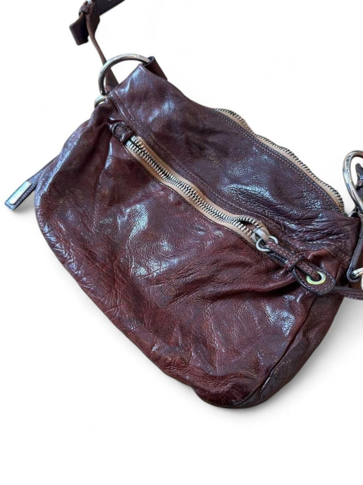 Miu Miu Miu Miu- Brown Leather Women's Shoulder Bag with Butterfly- Size ONE SIZE - 4 Thumbnail
