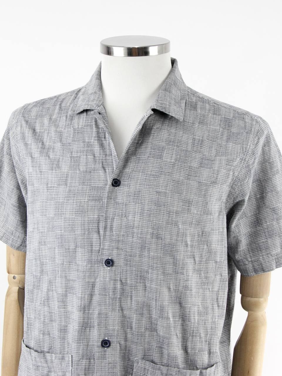 Folk FOLK Checkered shirt with pockets and short sleeves Size US M / EU 48-50 / 2 - 4 Thumbnail