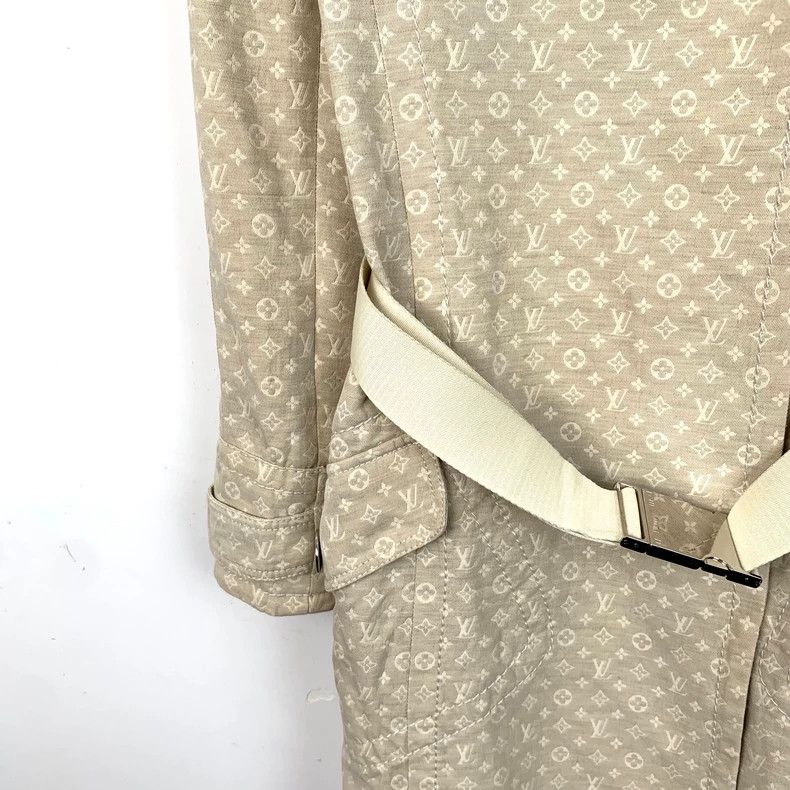 Louis Vuitton Louis Vuitton Brown logo presbyopic full print cotton lape Size XXS / US 00 / IT 34 - 4 Thumbnail