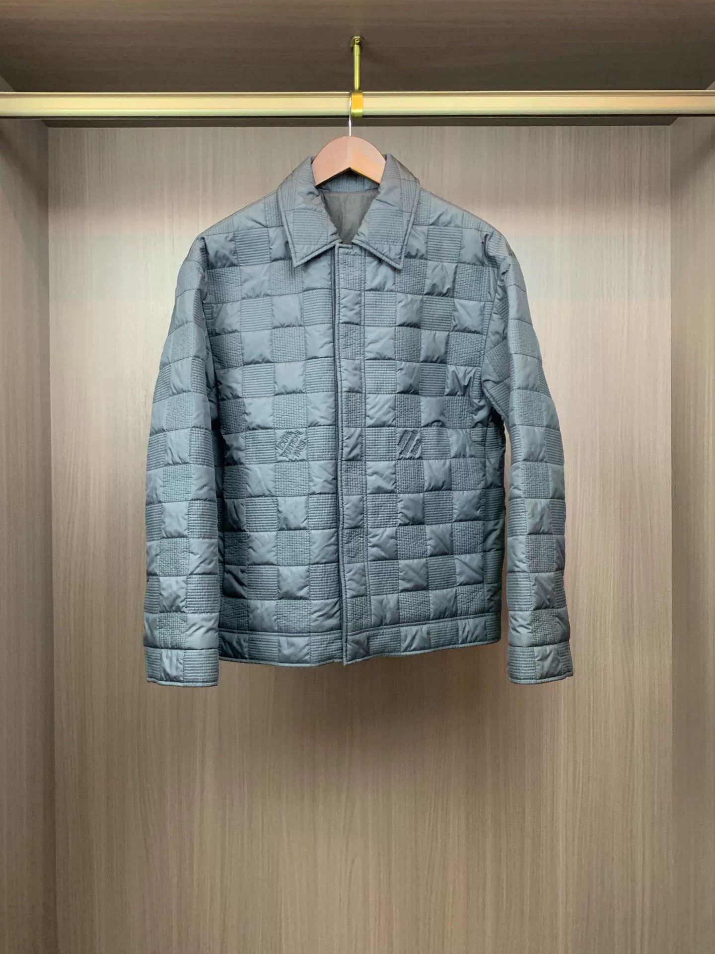 Louis Vuitton Checkerboard Collar Jacket