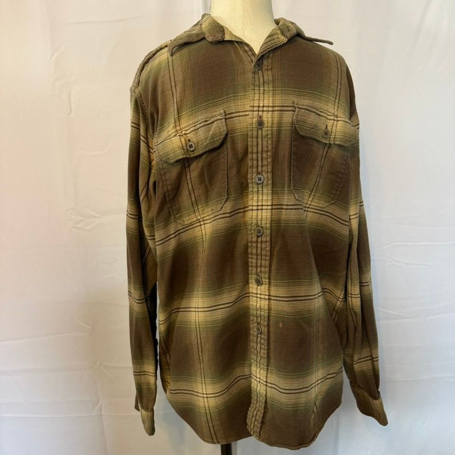 Polo Ralph Lauren Polo Ralph Lauren Brown Plaid Flannel Shirt Medium Casual Size US M / EU 48-50 / 2 - 1 Thumbnail