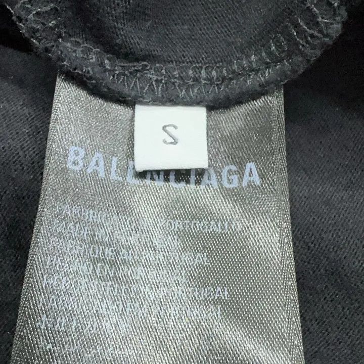 Balenciaga Balenciaga Balenciaga SS23 Black Logo Print TShirt -2507 Size US S / EU 44-46 / 1 - 5 Thumbnail