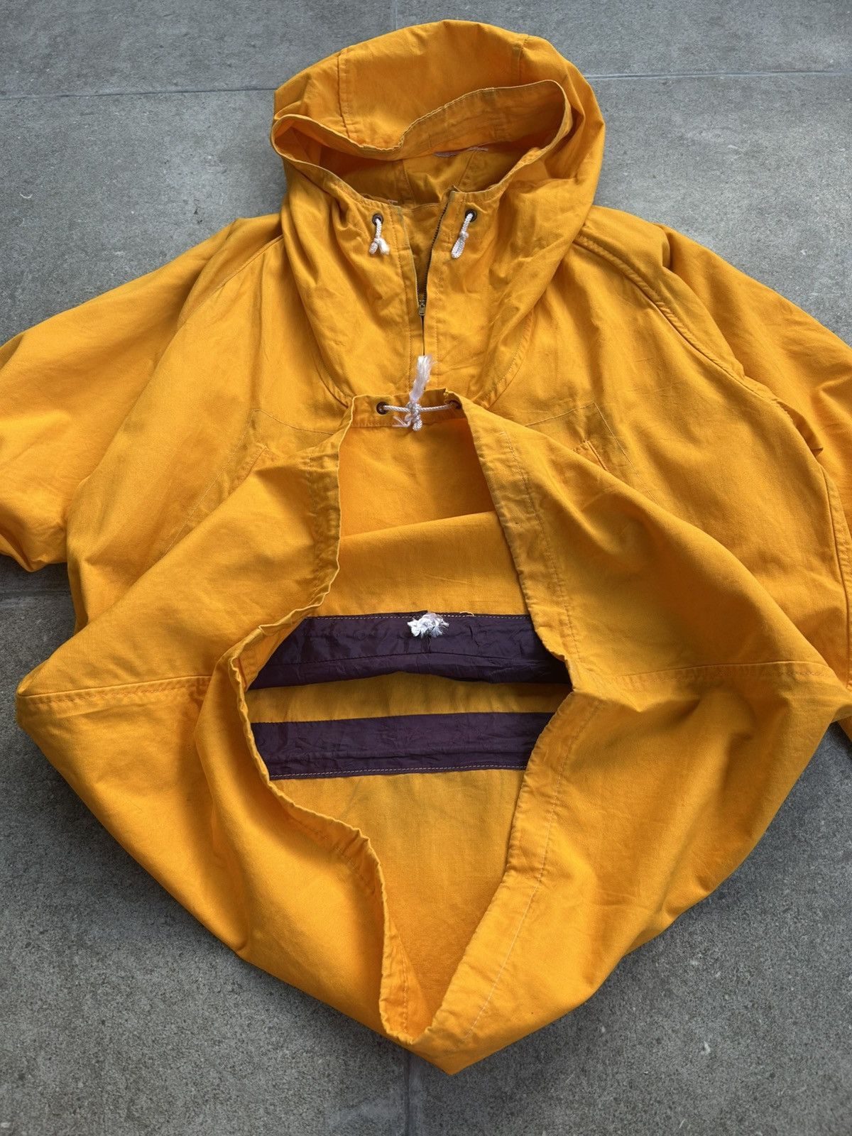 Vintage Vintage Hooded Mustard Smock Jacket Size US M / EU 48-50 / 2 - 5 Thumbnail