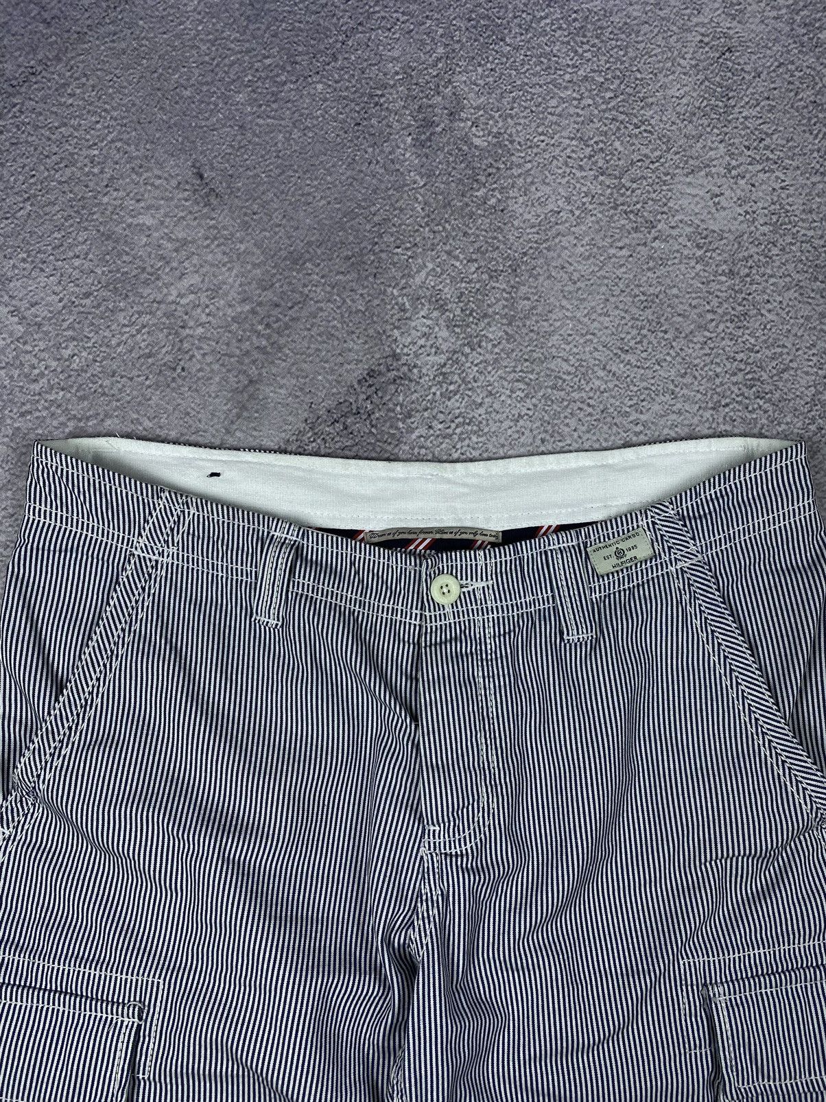 Tommy Hilfiger × Vintage Tommy Hilfiger Cargo Striped Shorts Size US 32 / EU 48 - 4 Thumbnail