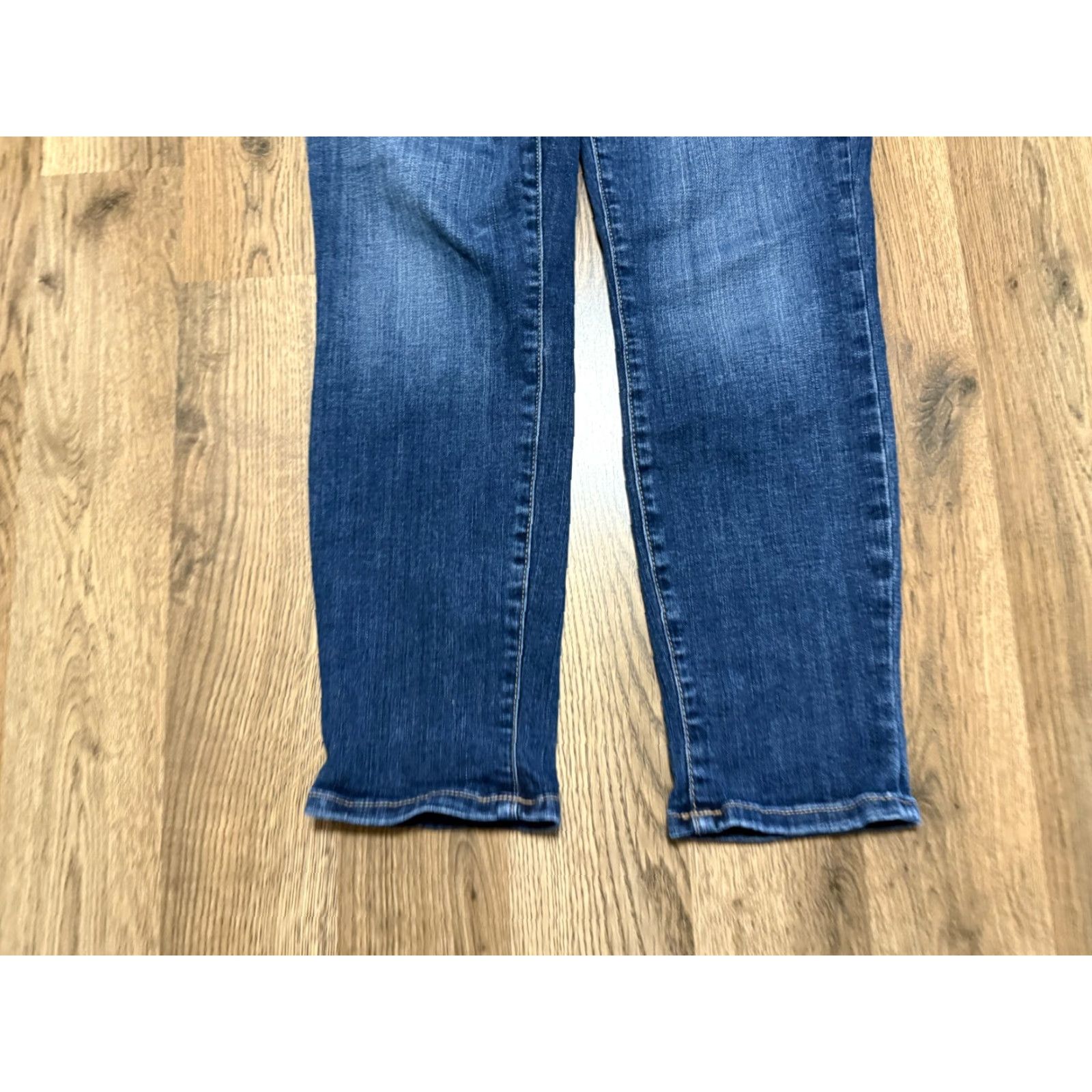 Vintage Maurices Jeans Women Skinny High Rise Denim Blue Medium Wash 4 Regular 5-Pocket Design-N/A? Size 27" / US 4 / IT 40 - 3 Thumbnail