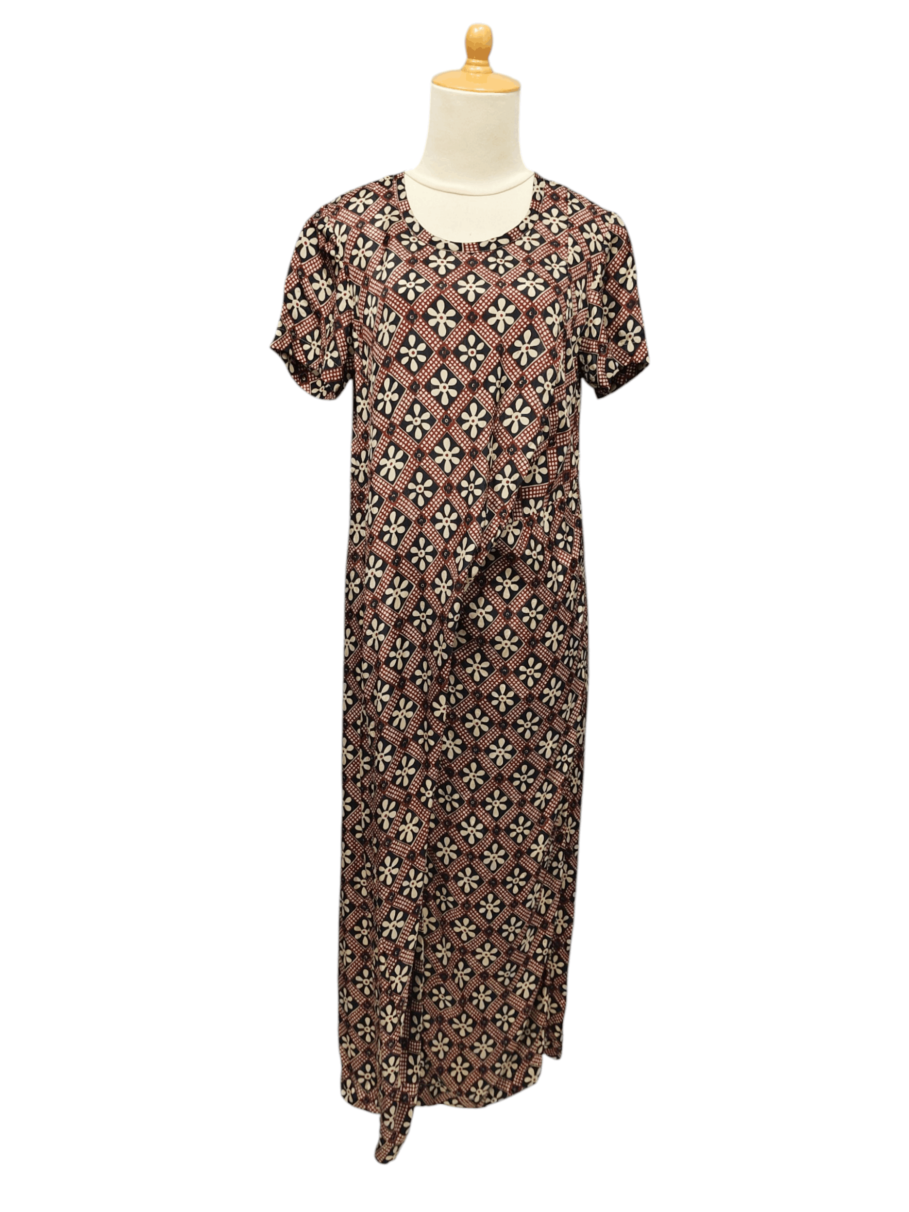 Tricot Comme des Garcons AD97 Tricot CDG- Asymmetric Draped Floral Geometric Dress Size M / US 6-8 / IT 42-44 - 10 Thumbnail