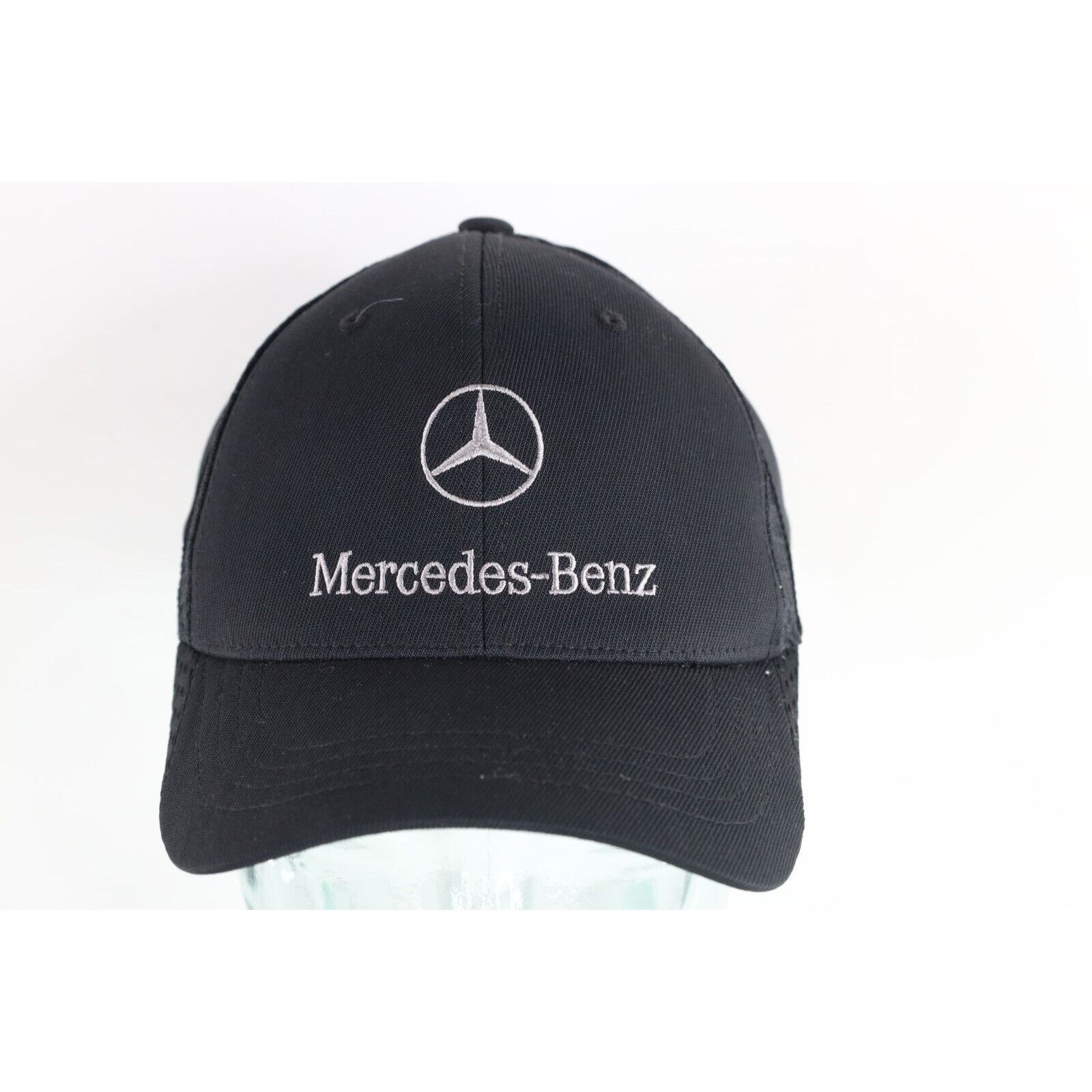 Mercedes-Benz × Vintage Vintage Y2K Faded Spell Out Mercedes Benz Car Hat Size ONE SIZE - 1 Thumbnail