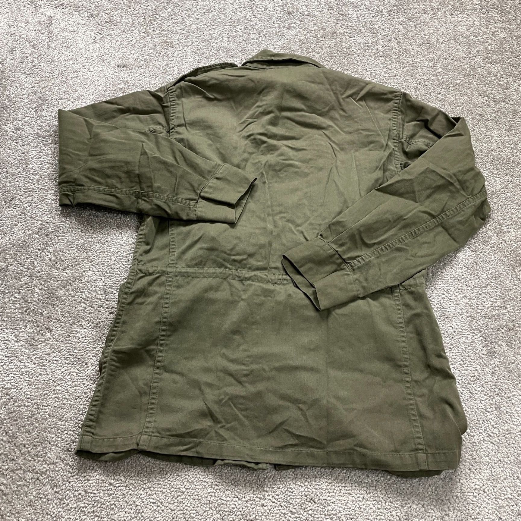Vintage 88 Military Jacket Womens Medium Army Green Parka Button Down Outdoor Hunting Jacket Size M / US 6-8 / IT 42-44 - 2 Thumbnail
