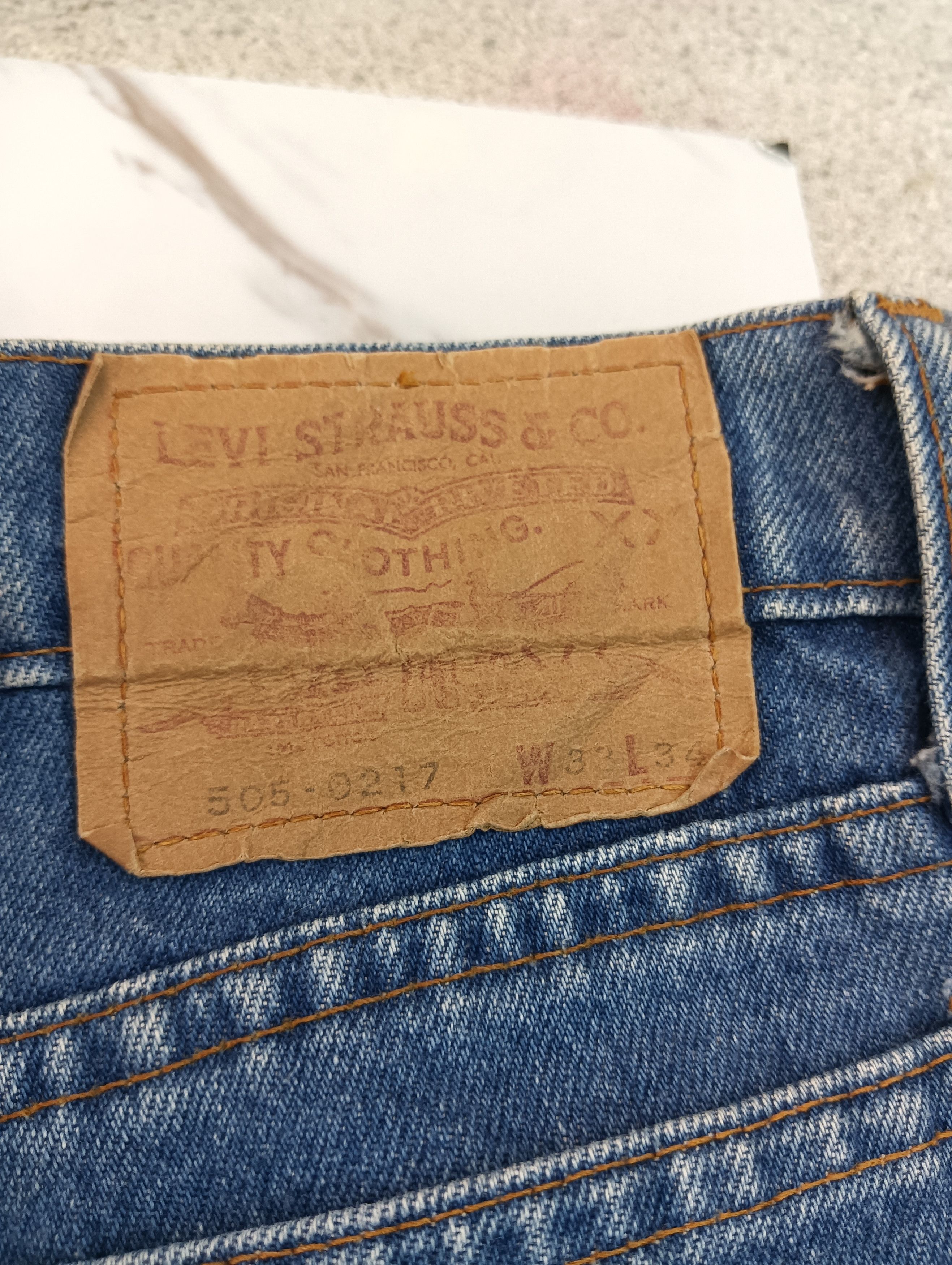 Levi's Vintage Clothing Levi's 505-0217 vtg th 80 button 347 Size US 32 / EU 48 - 4 Thumbnail