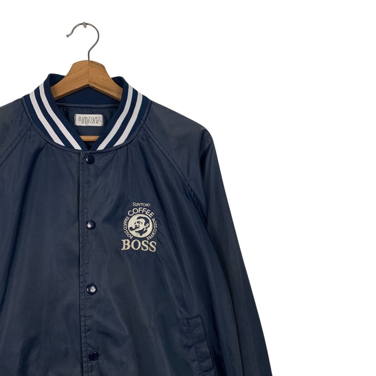 Japanese Brand SUNTORY COFFEE BOSS Coach Jacket #2649-C118 Size US L / EU 52-54 / 3 - 5 Thumbnail