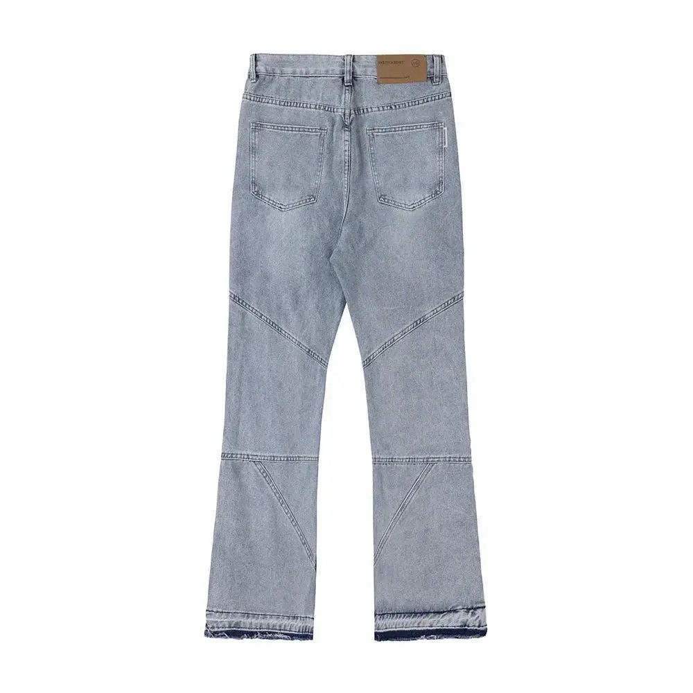 Japanese Brand × Jean Embroidered Stack Blue JEans Size US 34 / EU 50 - 9 Thumbnail