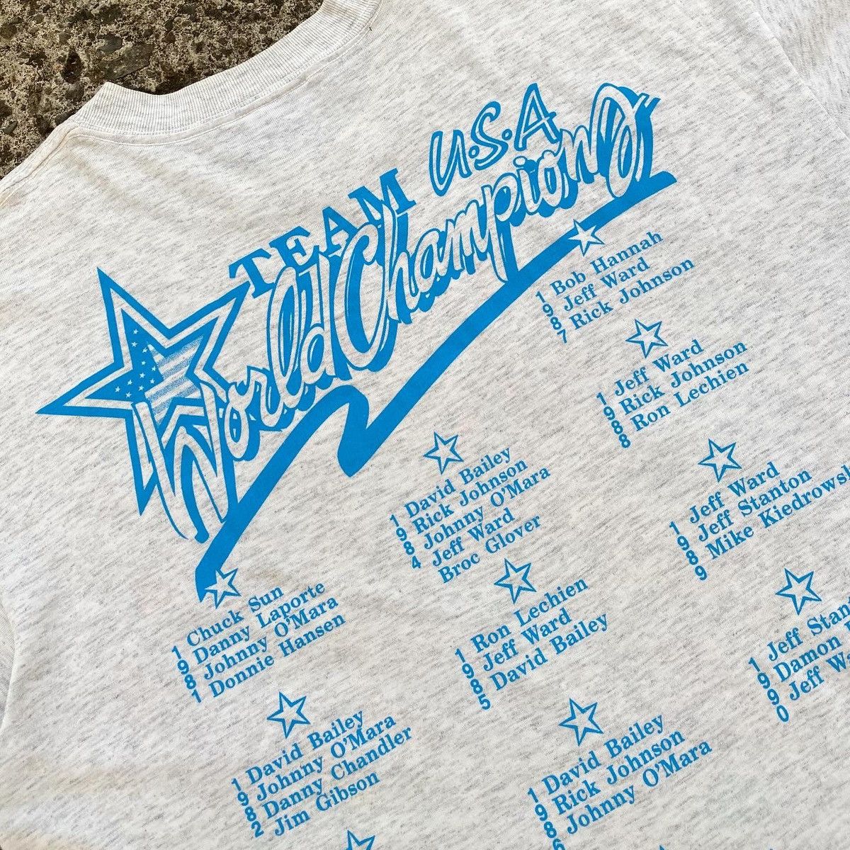 Vintage Vintage 90s Australia Motocross Des Nations tshirt Size US XL / EU 56 / 4 - 7 Thumbnail